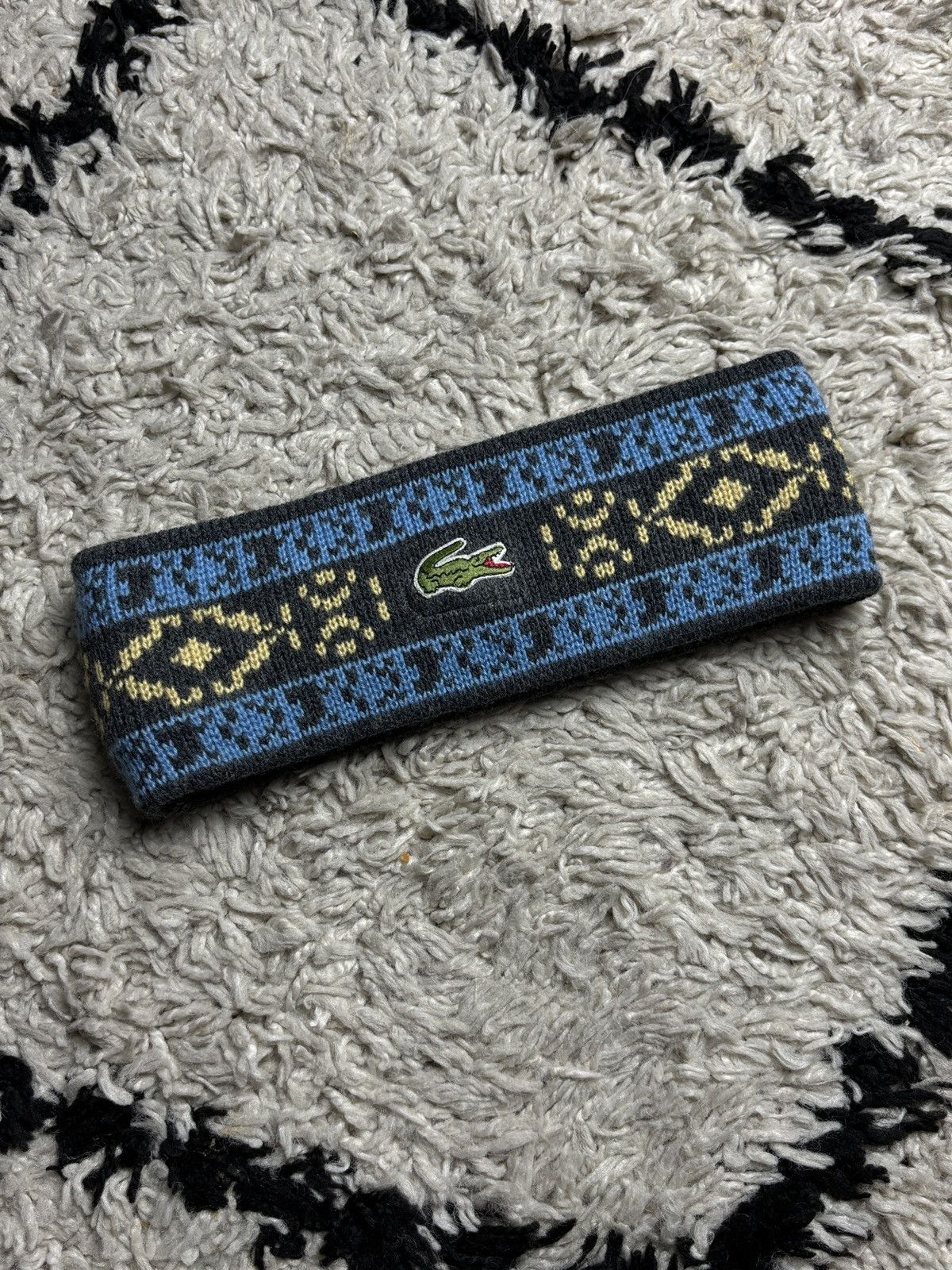 Lacoste Lacoste Vintage Headband Size ONE SIZE - 1 Thumbnail