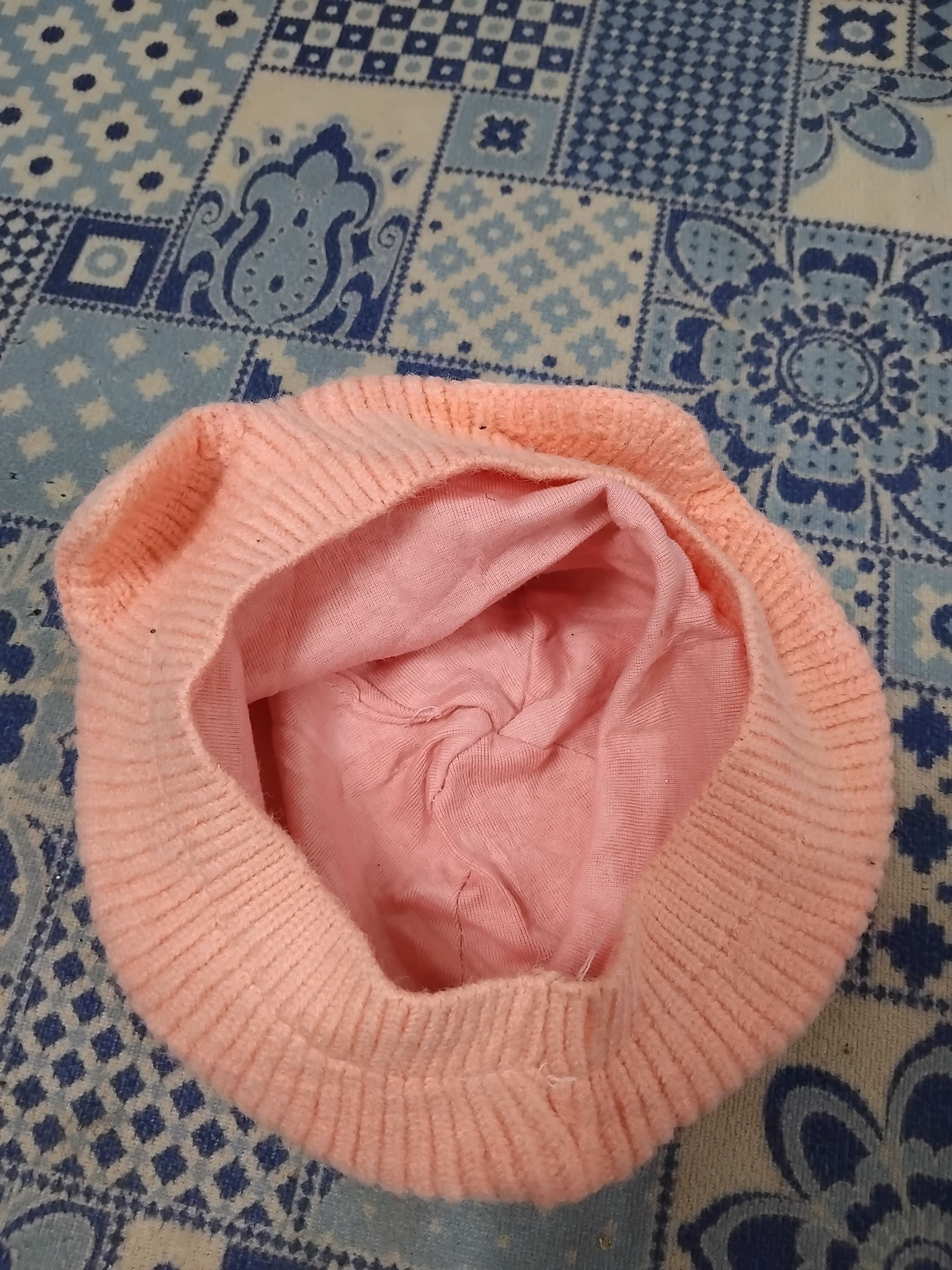 Other 💥Peach colour harajuku Japanese style hat Size ONE SIZE - 2 Thumbnail