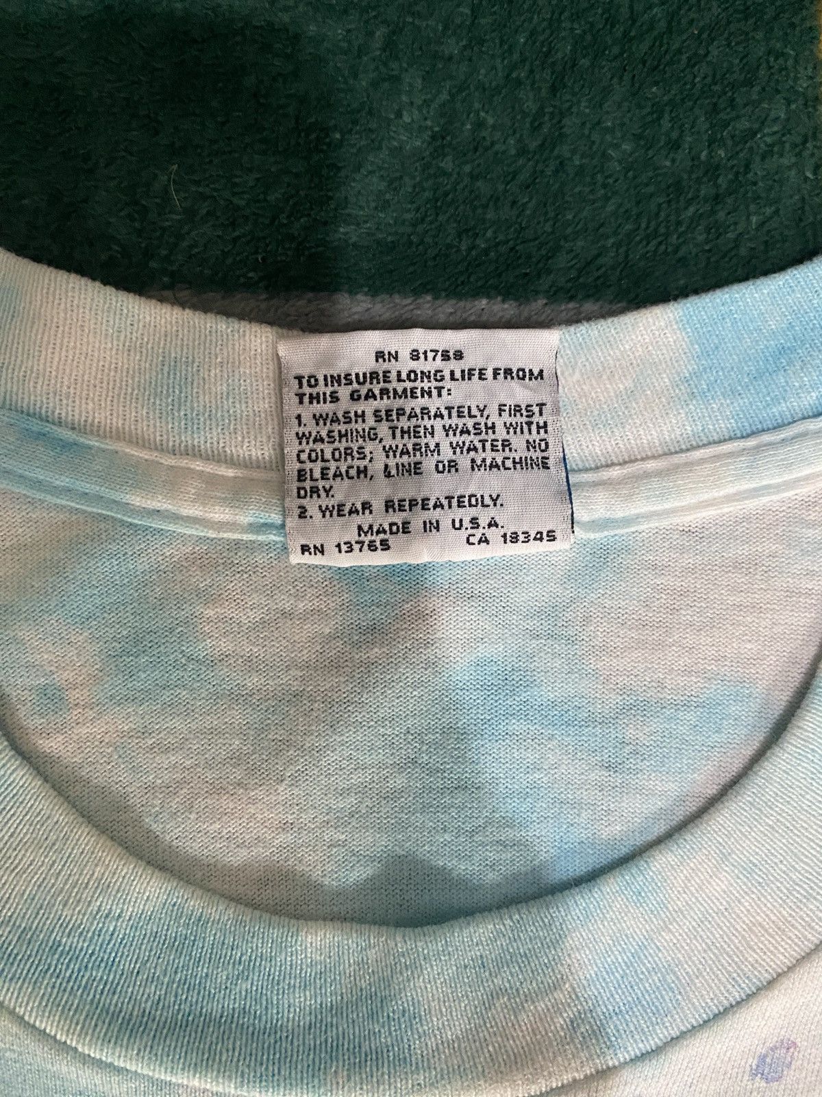 Vintage 1992 Liquid Blue Coral Reef Aquatic Paradise Size US XL / EU 56 / 4 - 5 Thumbnail