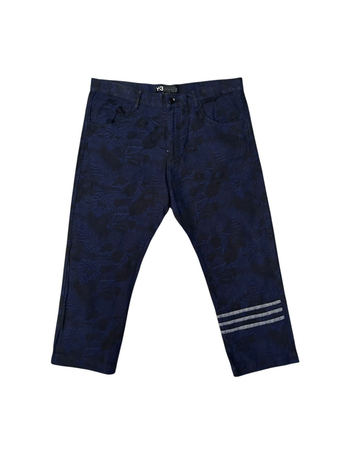 Y-3 S/S 15 Floral Jacquard 3/4 Trousers Size 30" / US 8 / IT 44 - 1 Thumbnail