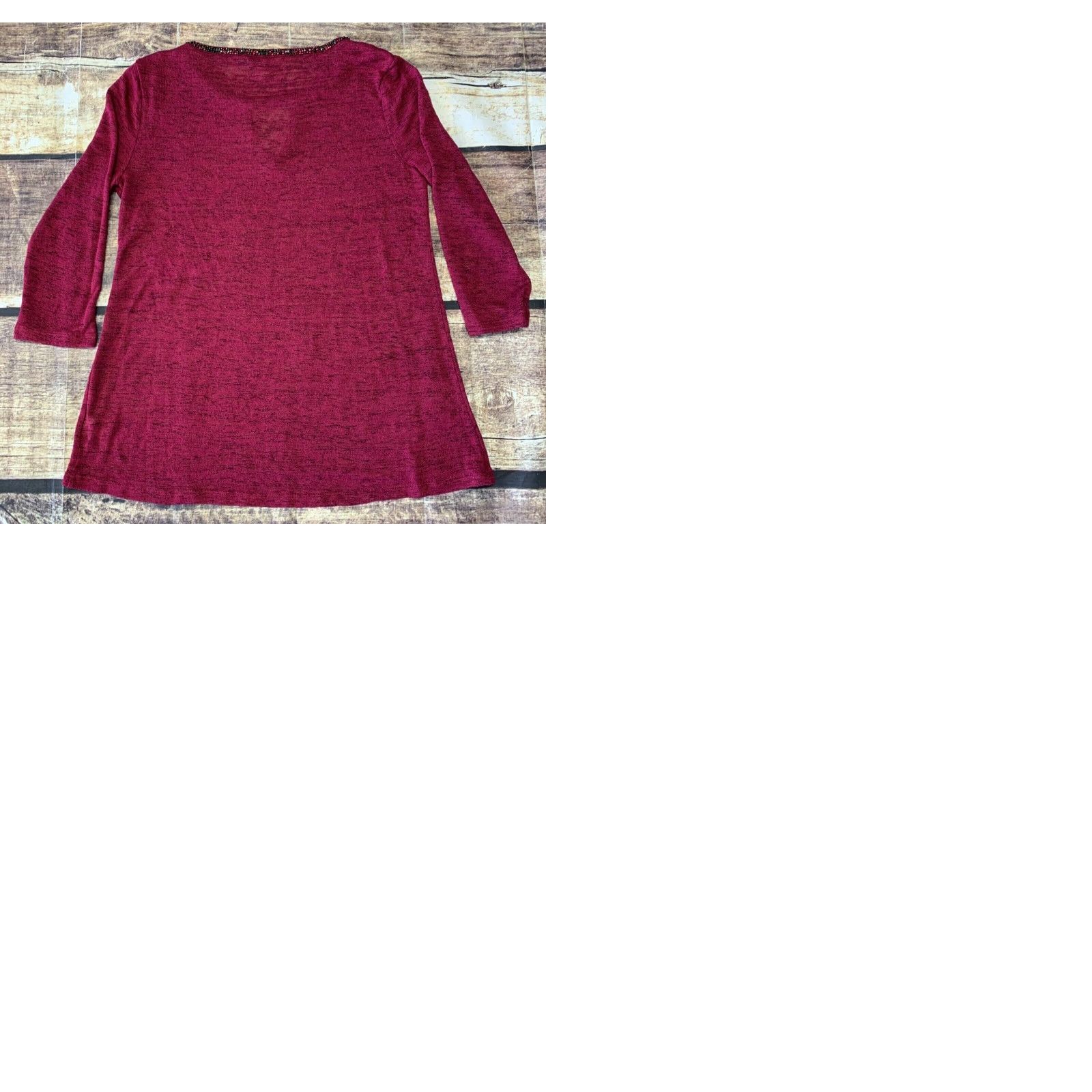 Juicy Couture Juicy Couture Burgandy Woman’s 3/4 Sleeve Sequins Size Small Light Weight Pullover Casual Formal Party/Cocktail Woman Junior? Size S / US 4 / IT 40 - 9 Thumbnail