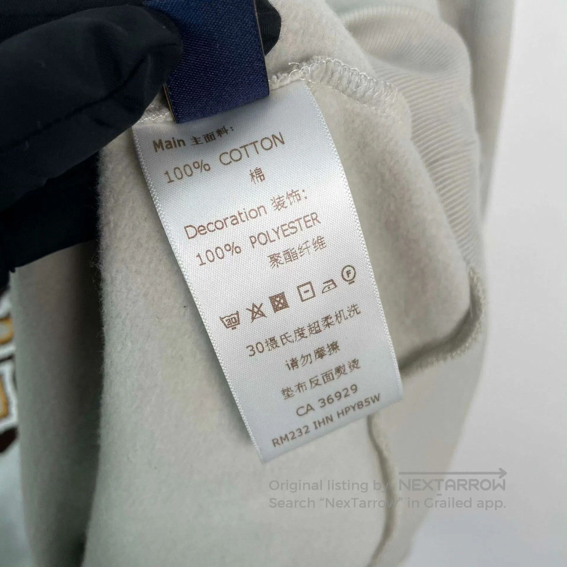 Louis Vuitton Louis Vuitton Eye Embroidery Sweatshirt XXL. Size US XXL / EU 58 / 5 - 5 Thumbnail