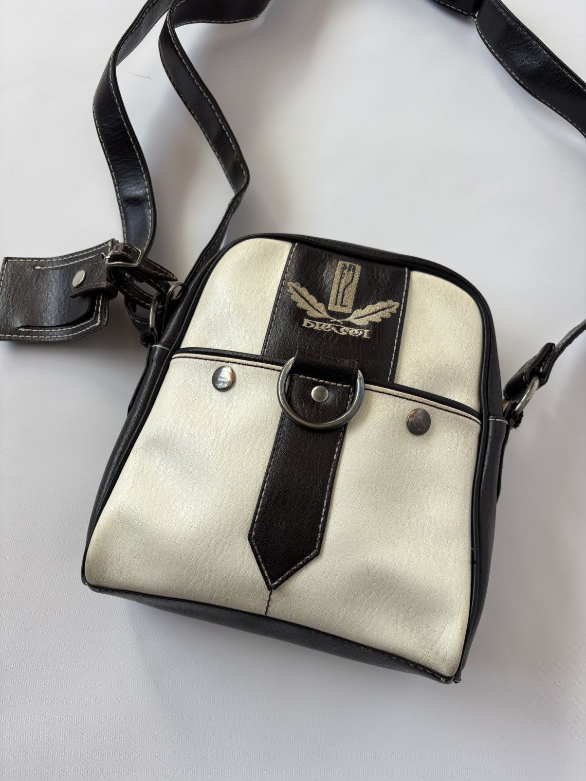Diesel Diesel Vintage Shoulder Crossbody Faux Leather Bag Y2K Size ONE SIZE - 2 Thumbnail