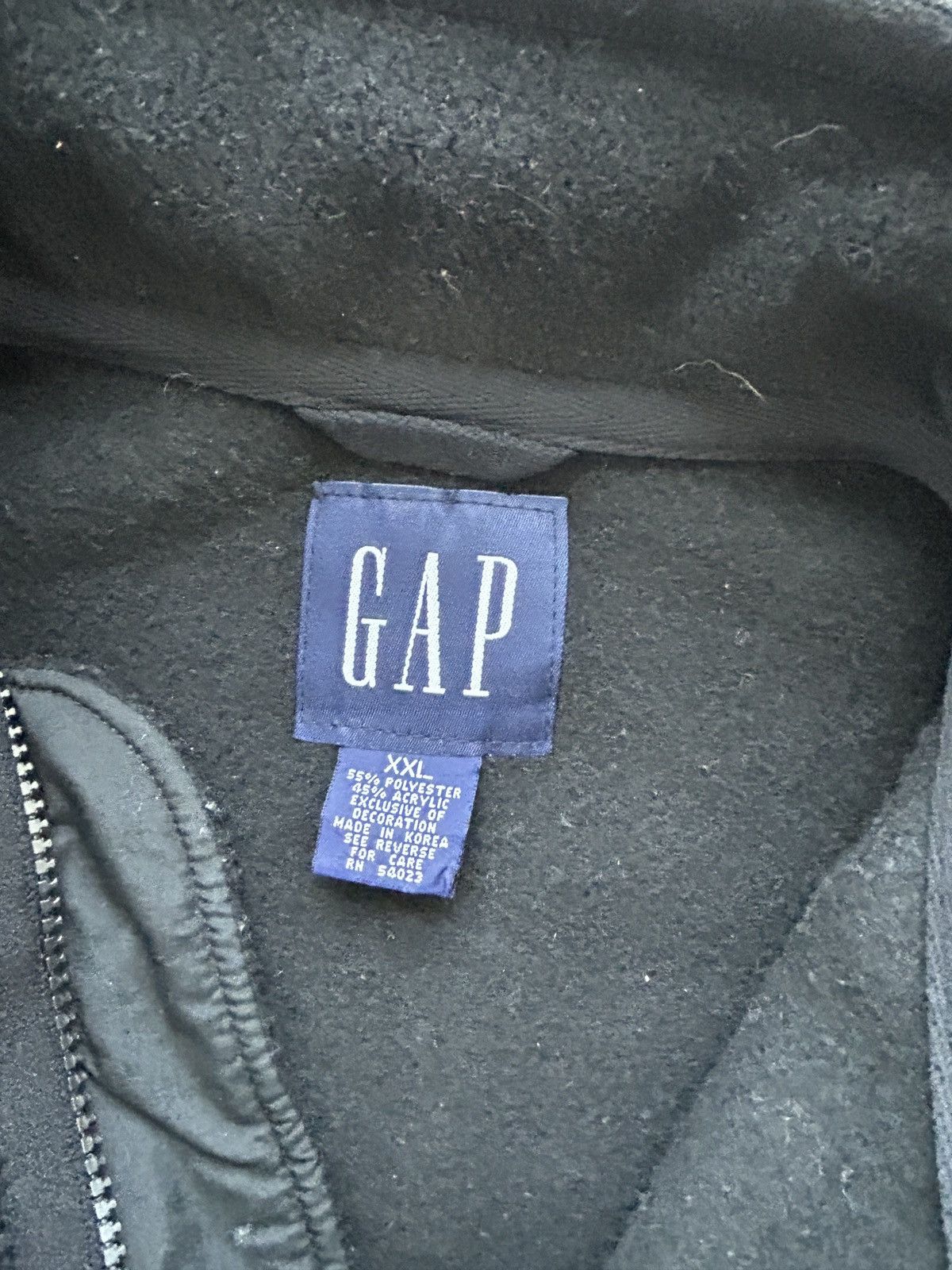 Gap Vintage 90s Gap Deep Pile Fleece Vest Size US XXL / EU 58 / 5 - 4 Thumbnail