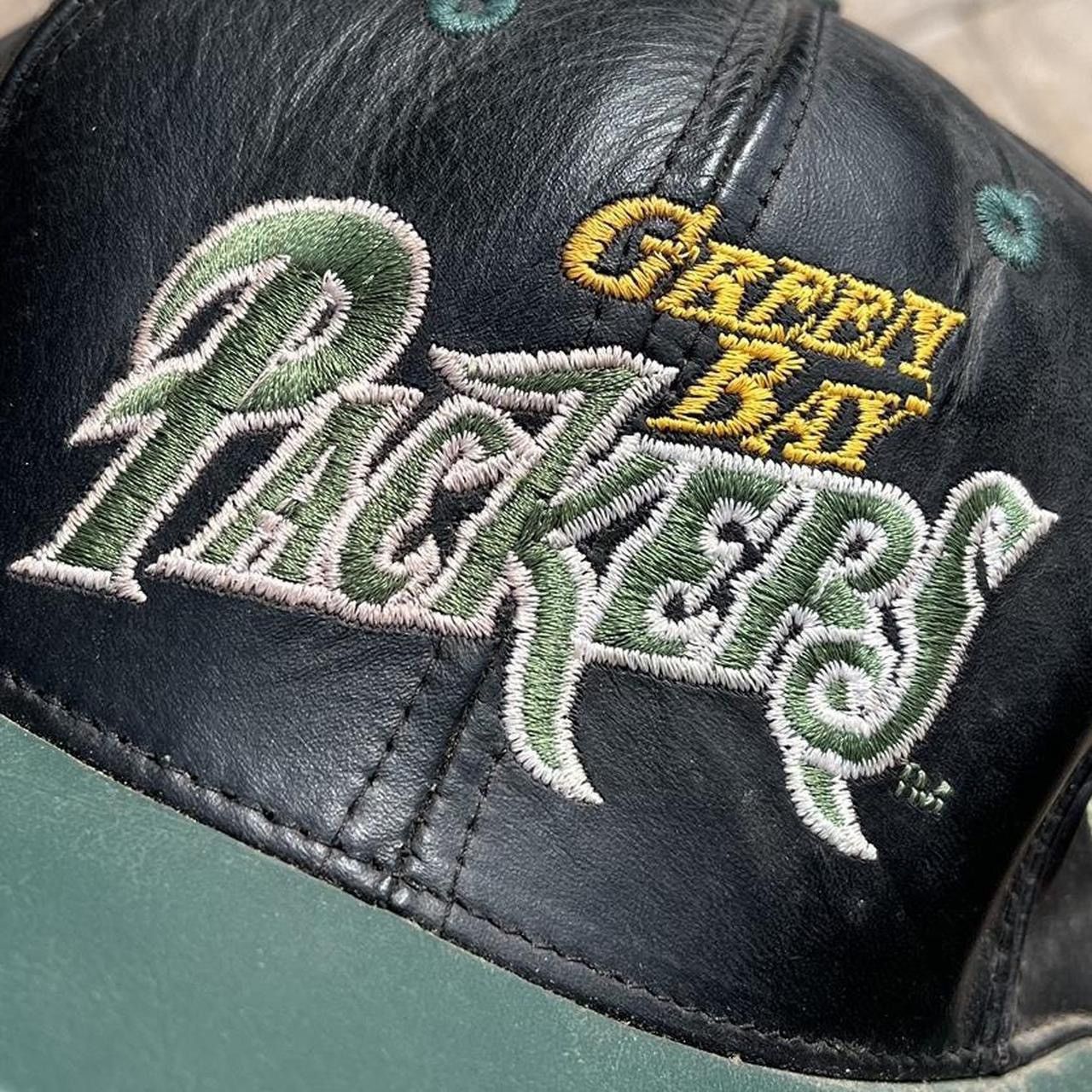 NFL × Vintage Vintage NFL Green Bay Packers Football Leather Hat Size ONE SIZE - 2 Thumbnail