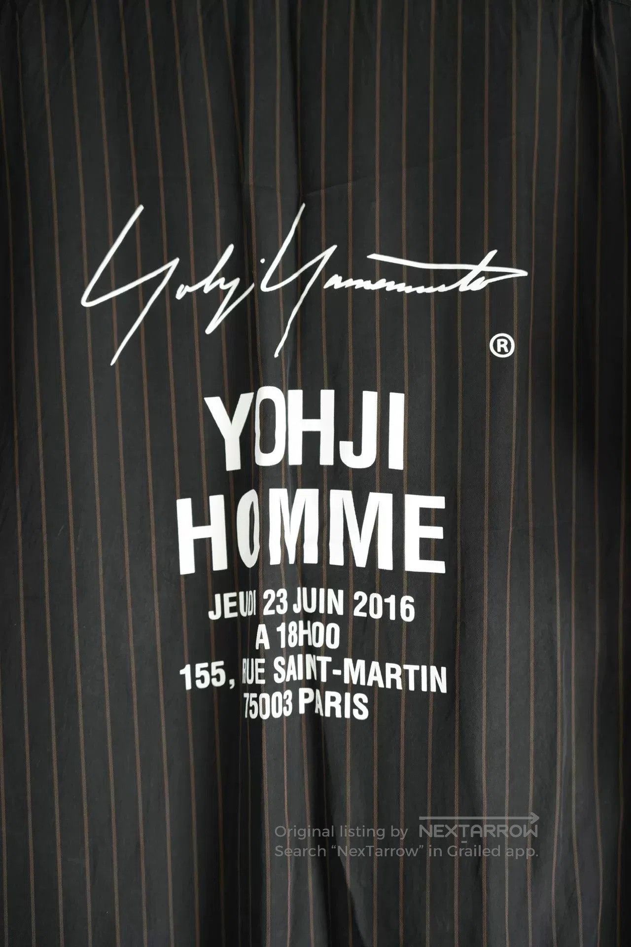 Yohji Yamamoto Yohji Yamamoto Striped Long Shirt. Size US M / EU 48-50 / 2 - 3 Thumbnail