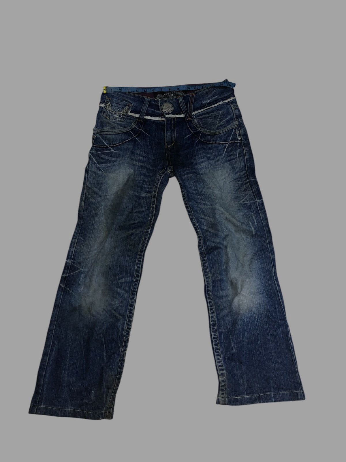 Blue Blue Japan × Designer × Japanese Brand Vintage Red Pepper Gold Label R.P 262, L.B.D Size US 30 / EU 46 - 1 Thumbnail