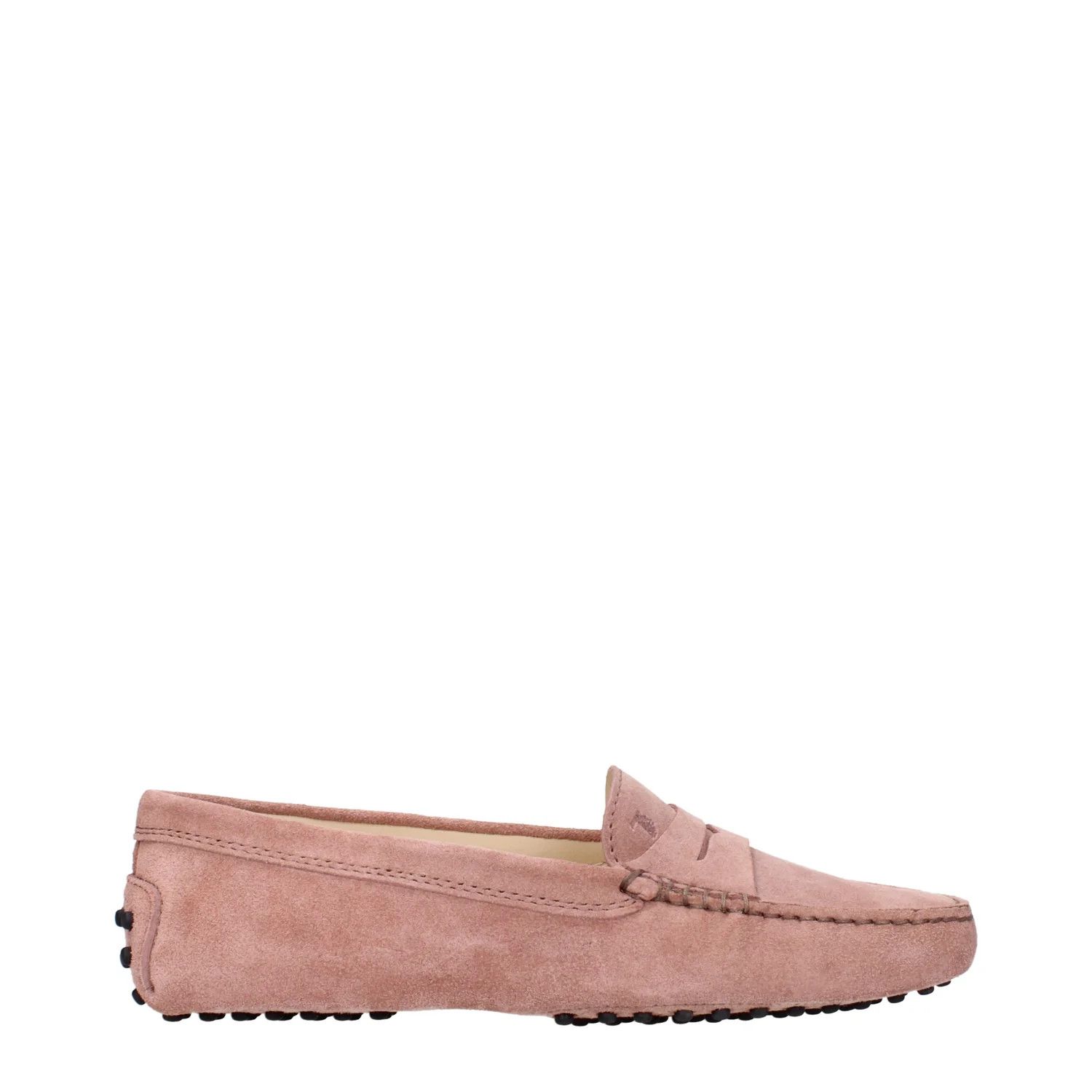 Tod's ob1o1e1224 Suede Loafers in Pink Size US 10 / IT 40 - 1 Thumbnail