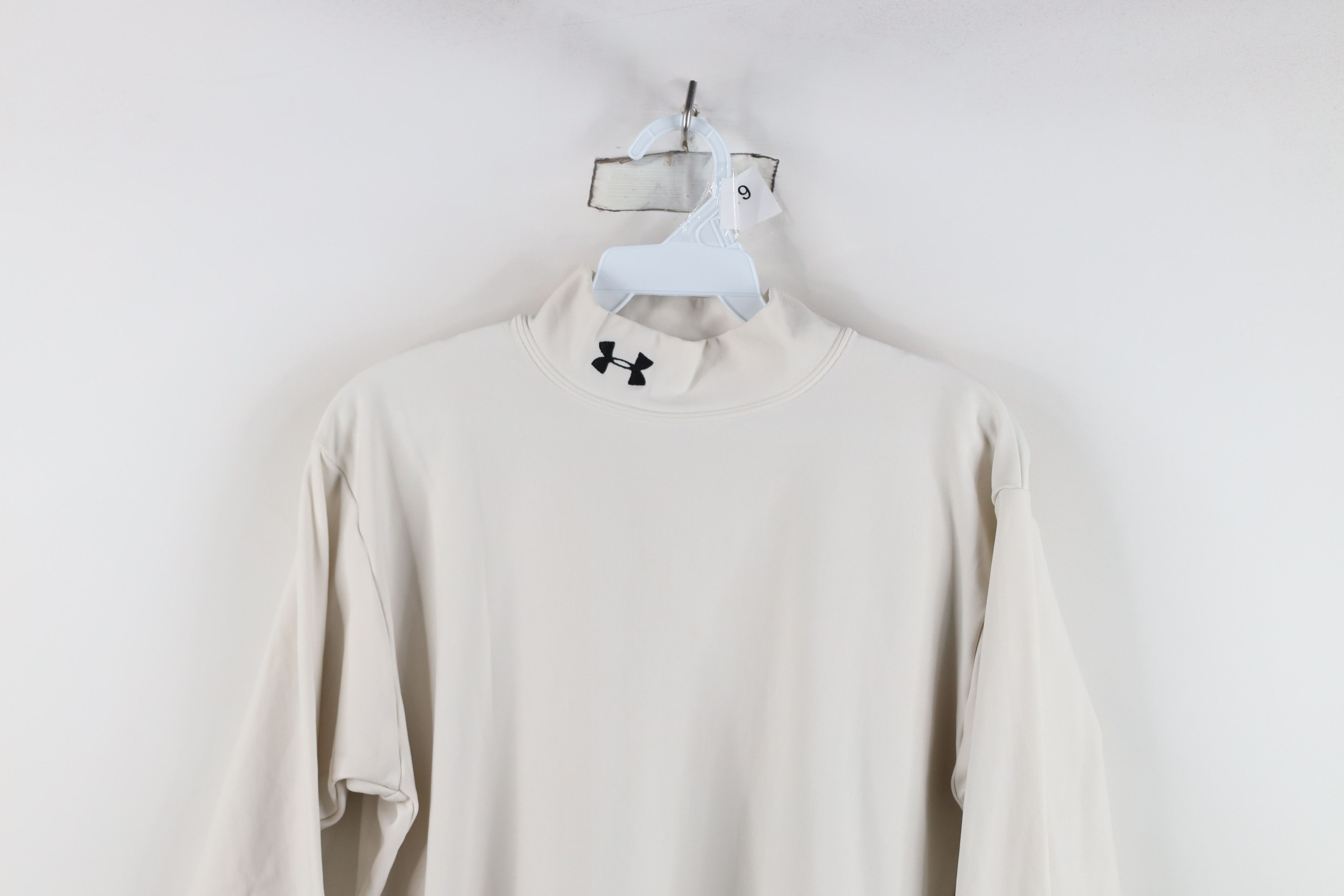 Under Armour Under Armour ColdGear Compression Mock Neck T-Shirt White Size US XL / EU 56 / 4 - 2 Thumbnail