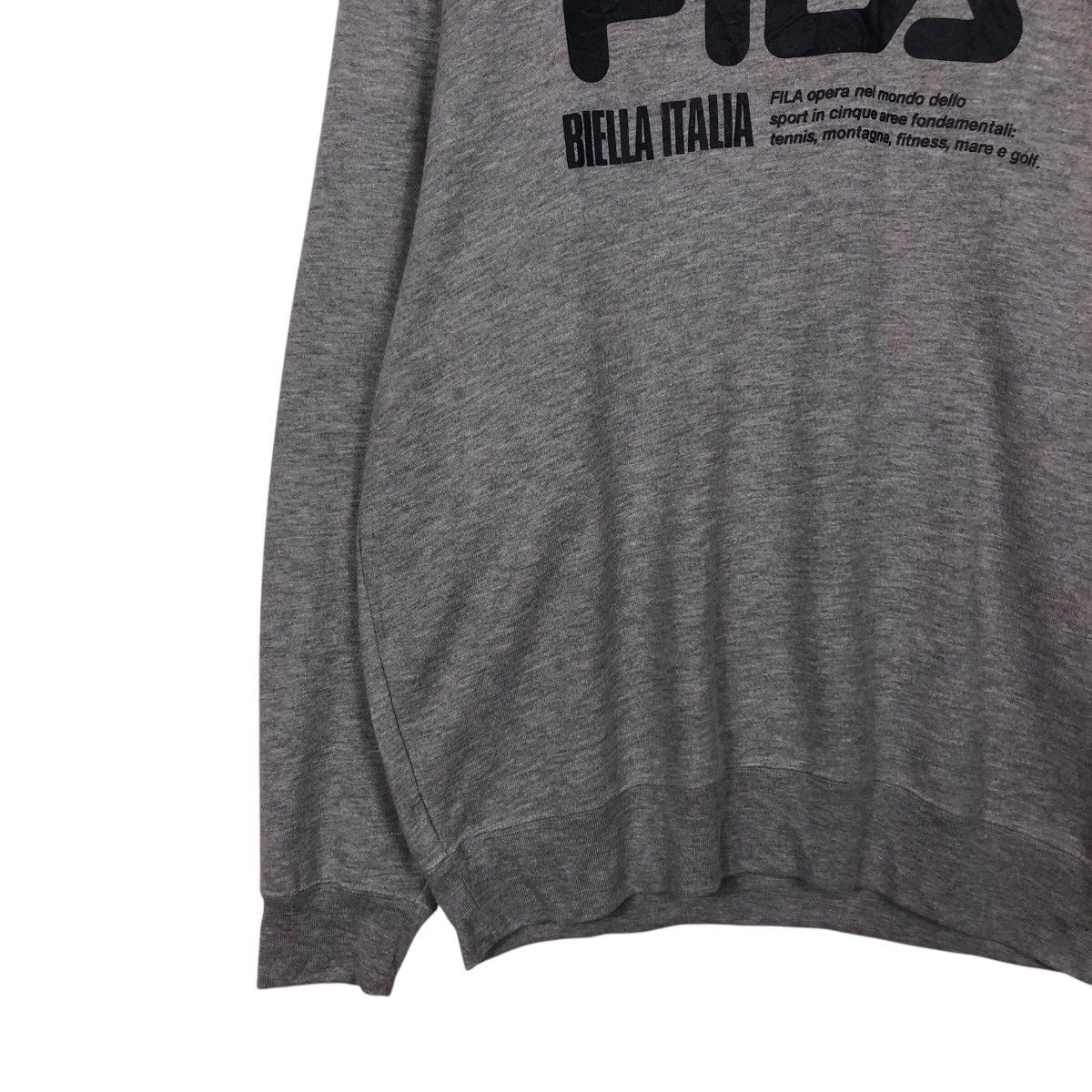 Japanese Brand 📌Vintage Sweatshirt Fila Big Logo Spell Out Size US L / EU 52-54 / 3 - 5 Thumbnail