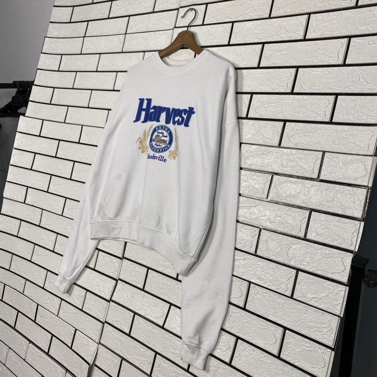 Japanese Brand 📌Vintage Sweatshirt Moussy Harvest Nashville Big Logo Size US M / EU 48-50 / 2 - 3 Thumbnail