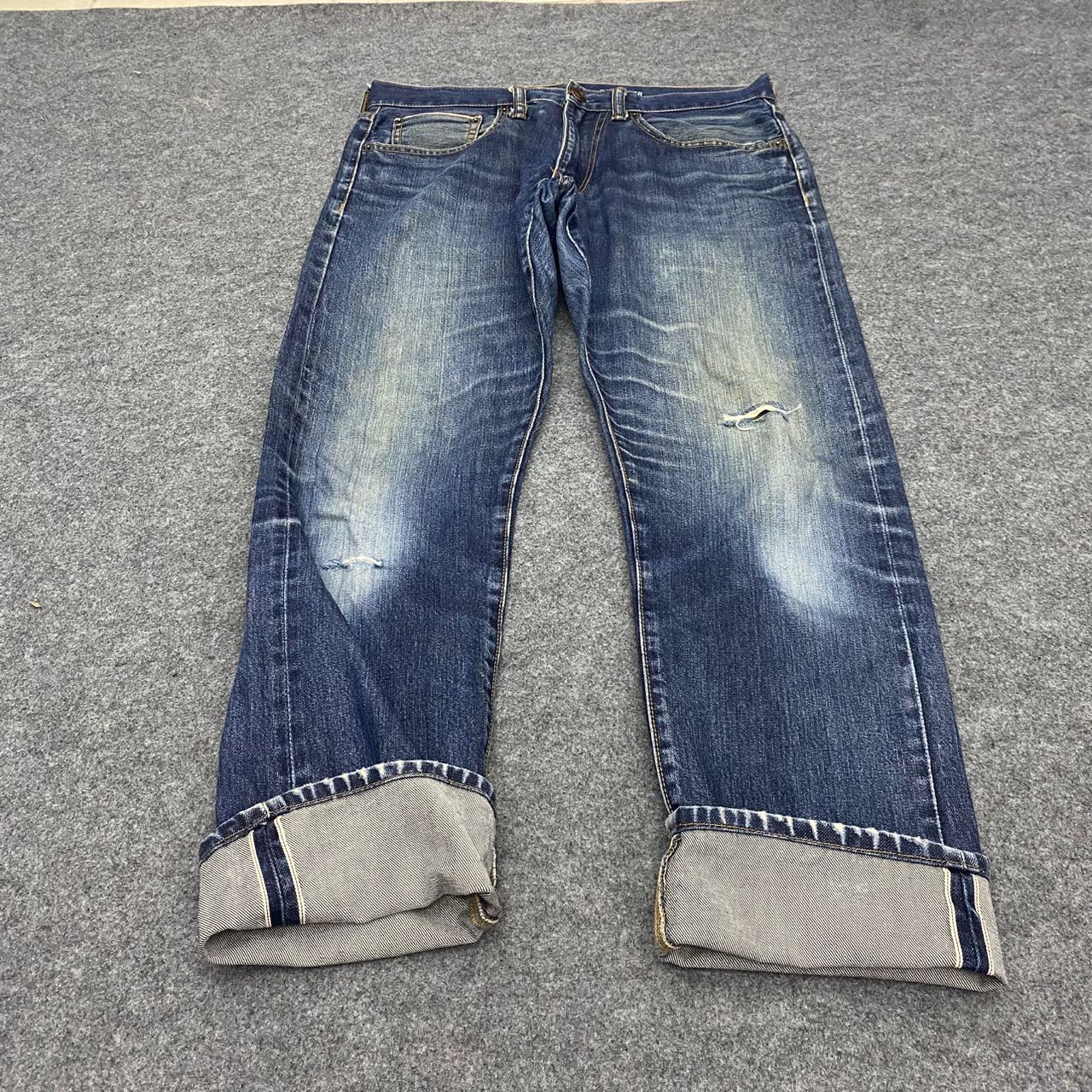 Gap 💥Best Offer💥Vintage Gap Selvegde Redline Distressed Denim Size US 34 / EU 50 - 3 Thumbnail