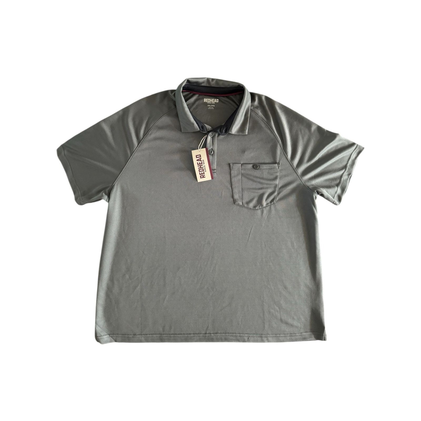 Redhead RedHead Pro Series Polo 2XL Short Sleeve Performance Golf Size US XXL / EU 58 / 5 - 3 Thumbnail