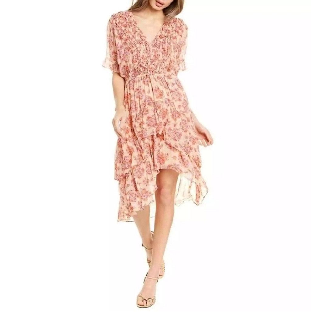 The Kooples The Kooples Vintage Flowers High/Low Dress Size XS / US 0-2 / IT 36-38 - 1 Thumbnail