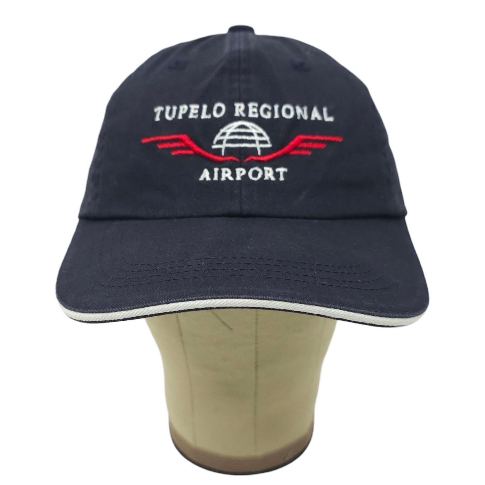Port Authority Tupelo Regional Airport Strapback Cap Embroidered Logo Hat Size ONE SIZE - 10 Thumbnail
