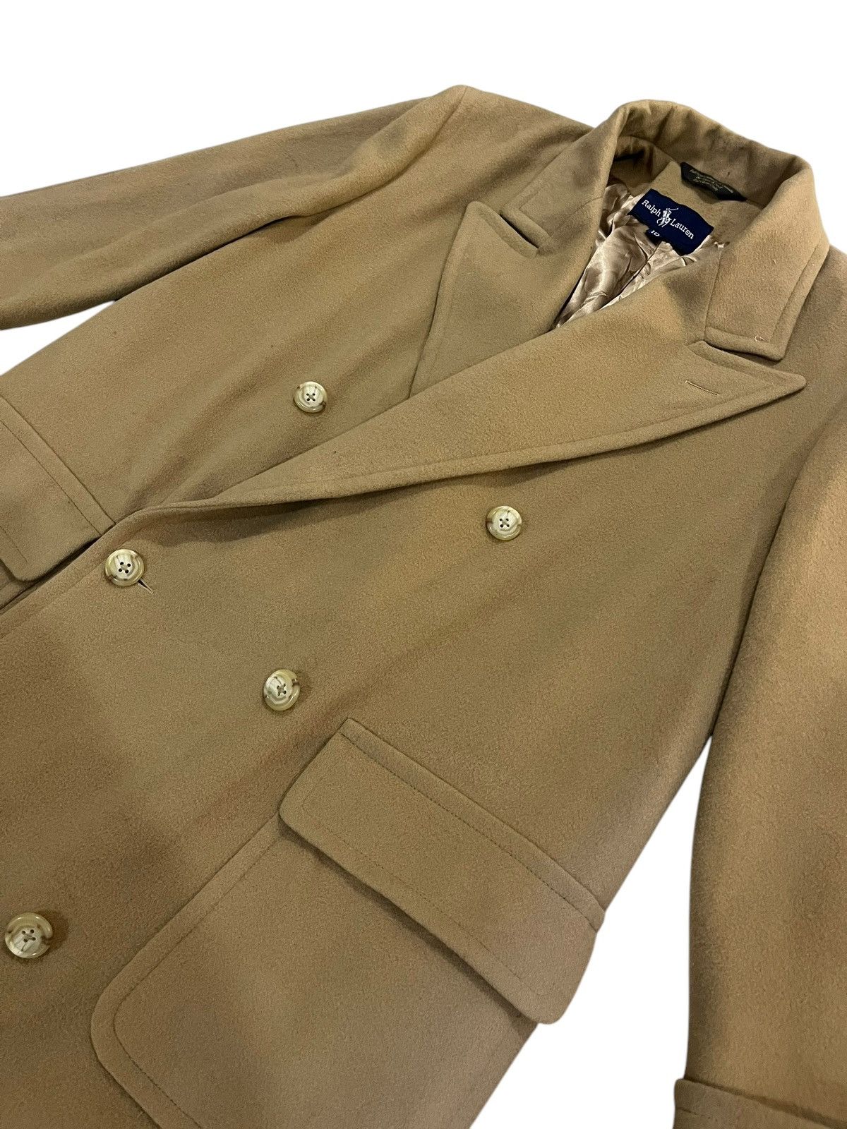 Polo Ralph Lauren VINTAGE POLO RALPH LAUREN WOOL D. BREASTED TRENCH COAT Size US L / EU 52-54 / 3 - 9 Thumbnail
