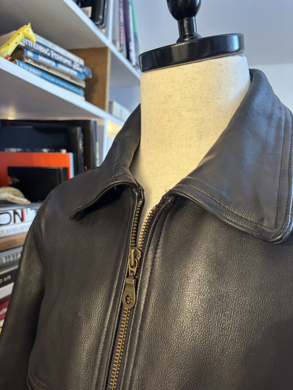 Vintage First Genuine Leather Jacket Size US XL / EU 56 / 4 - 7 Thumbnail