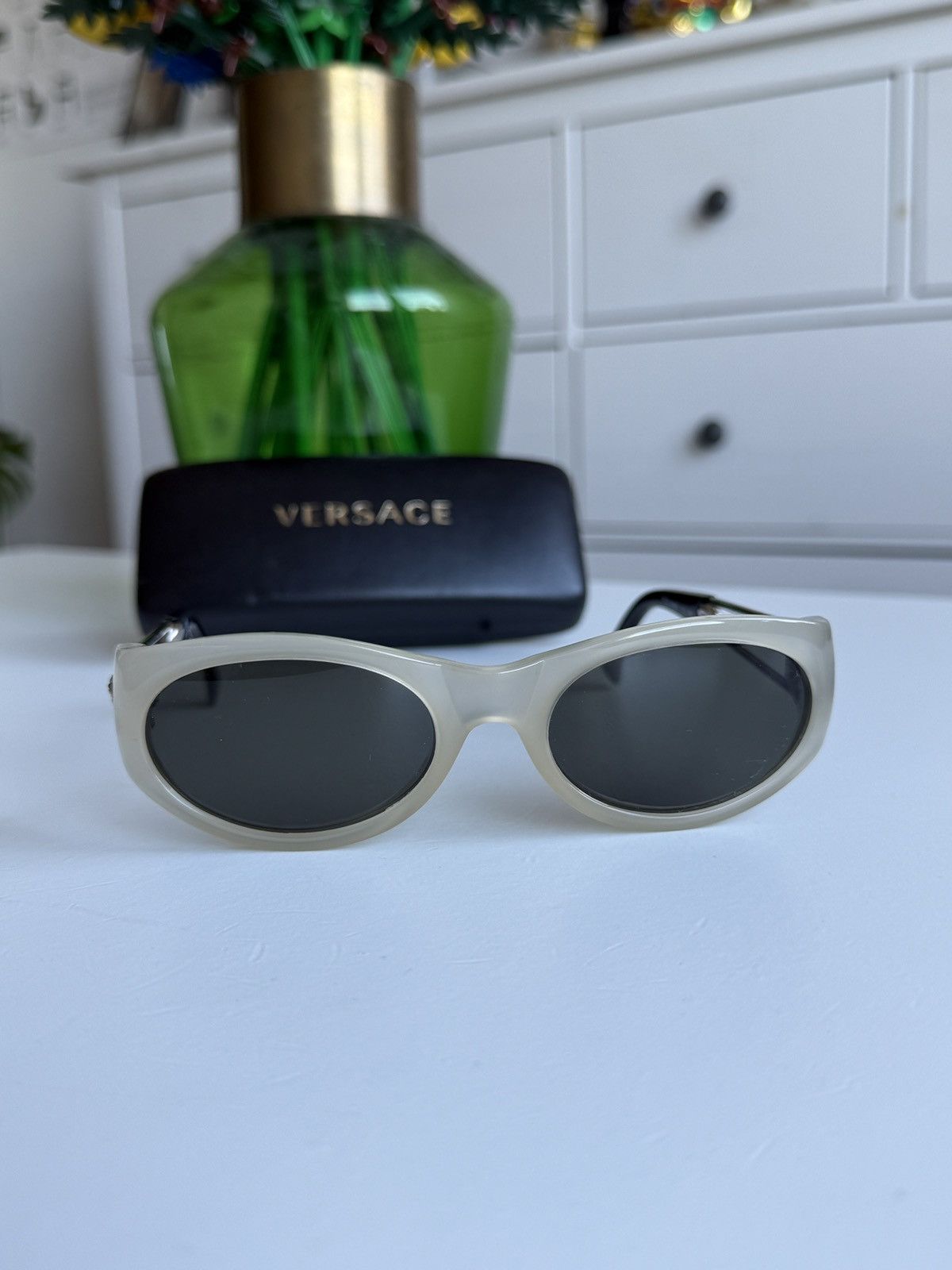 Versace Vintage 90s Gianni Versace safety pin sunglasses archive rar Size ONE SIZE - 2 Thumbnail