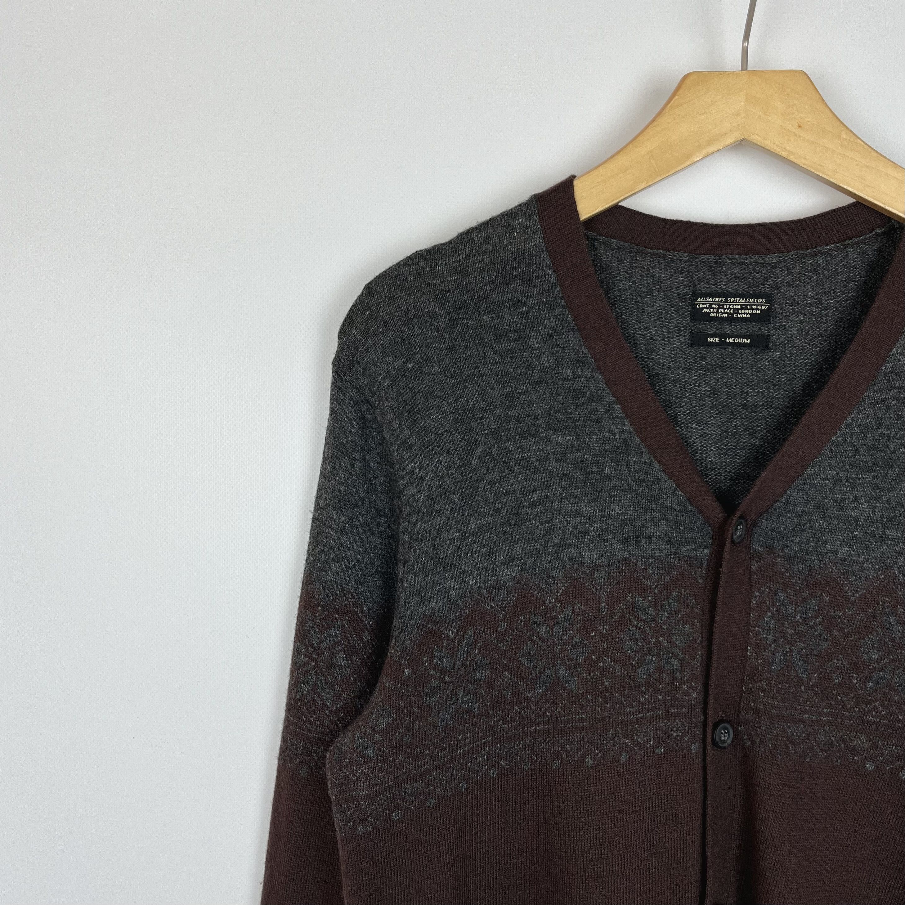 Allsaints Designer AllSaints Spitalfields Scafell Cardigan Sweater Size US M / EU 48-50 / 2 - 5 Thumbnail