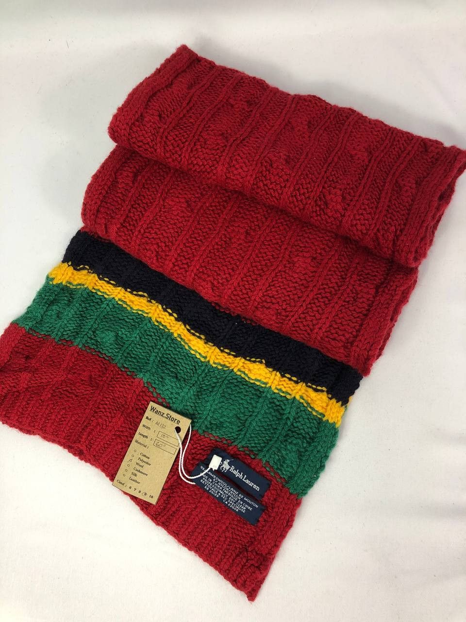 Polo Ralph Lauren Polo Ralph Lauren Scarf Muffler Neckwear M132 Size ONE SIZE - 5 Thumbnail