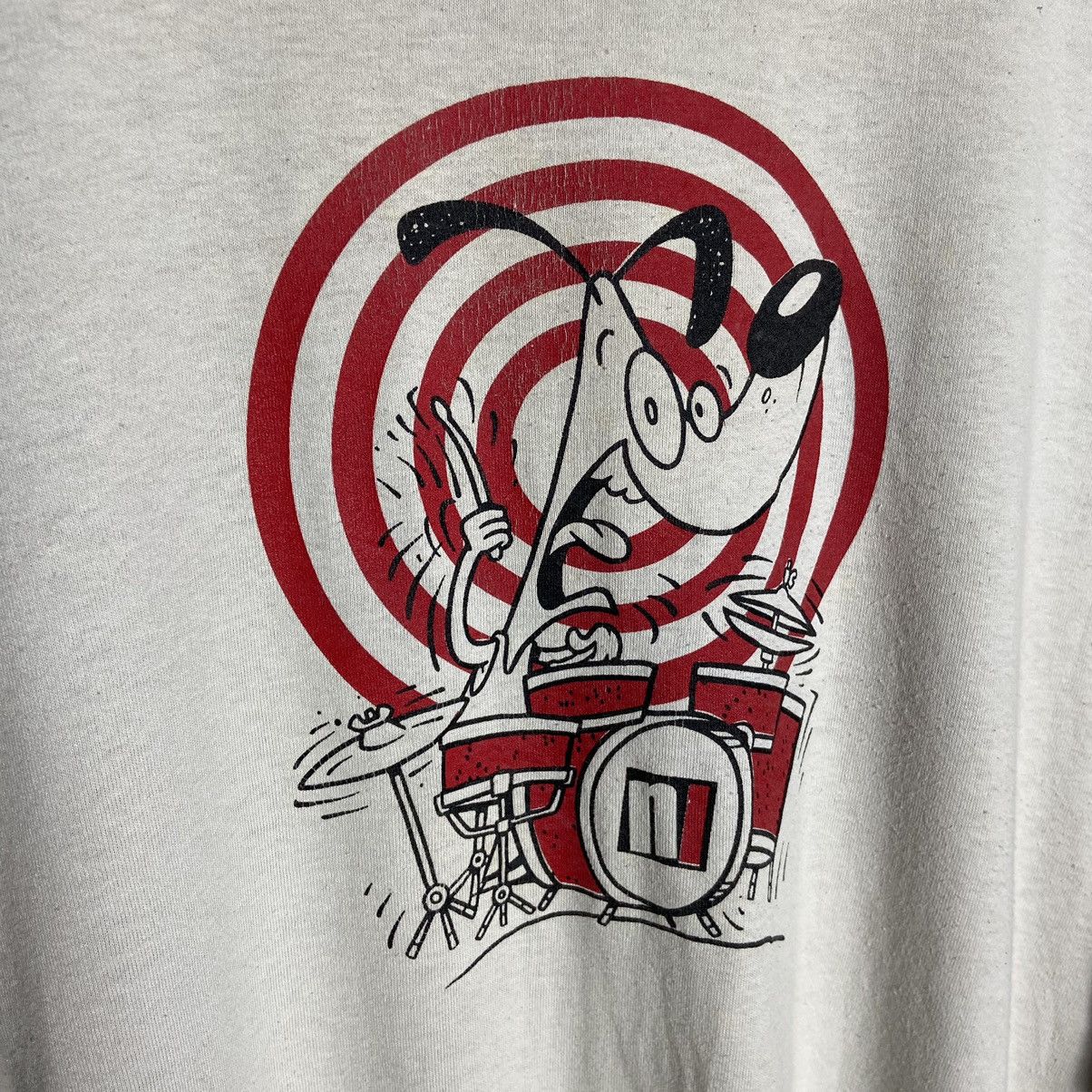 Band Tees × Vintage Vintage Not Lame Recording Dog Drummer T-Shirt Size US XXL / EU 58 / 5 - 3 Thumbnail