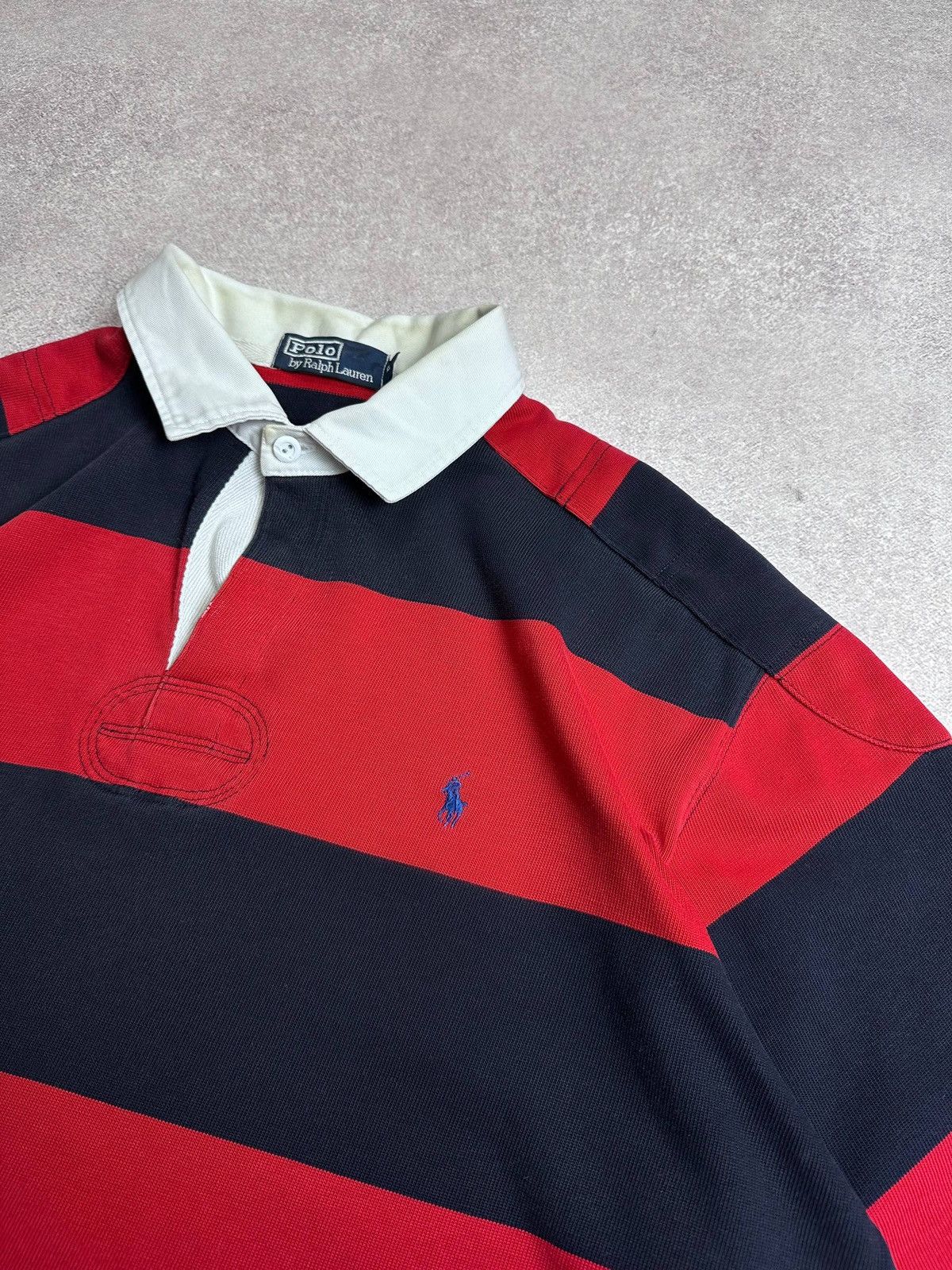 Polo Ralph Lauren Vintage 90s Polo Ralph Lauren Striped Kanye West Shirt L Size US L / EU 52-54 / 3 - 3 Thumbnail