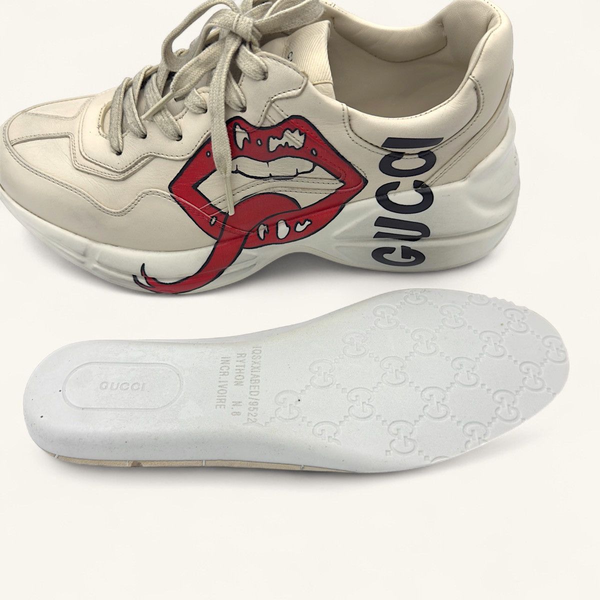 Gucci Gucci Rhyton “Mouth” Sneaker Size US 8.5 / EU 41-42 - 14 Thumbnail
