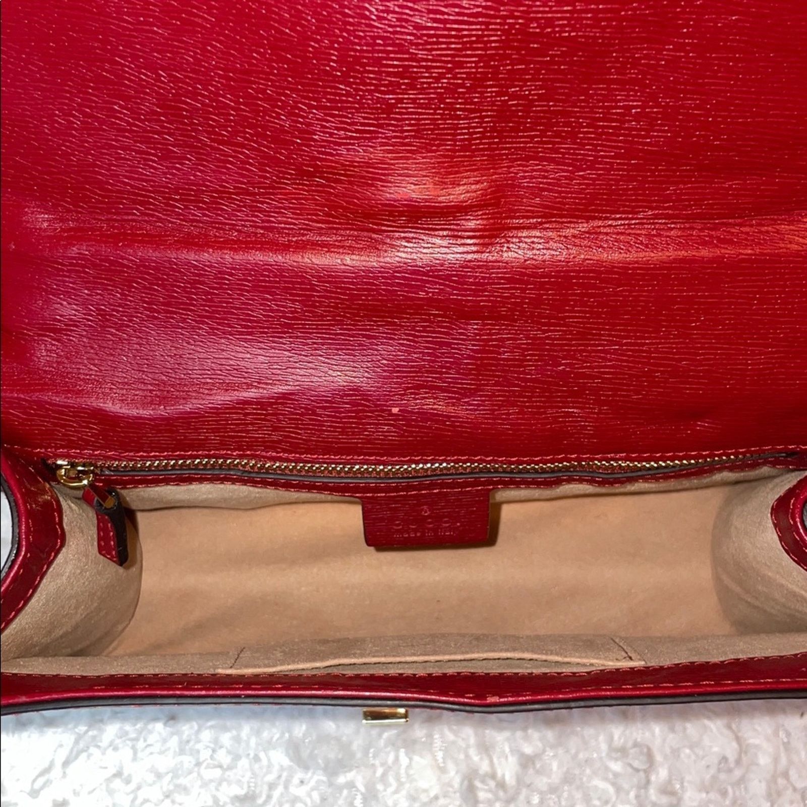 Gucci Gucci Sylvie Gold Foil GG Star Crossbody 524405 Size ONE SIZE - 12 Thumbnail