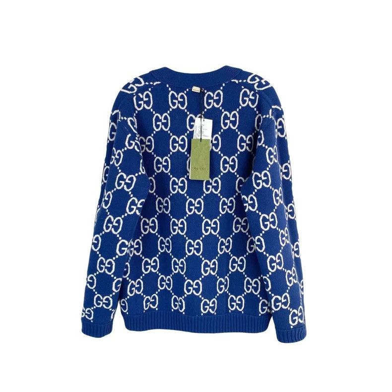 Gucci Gucci Wool double-sided logo full printed cardigan coat Size M / US 6-8 / IT 42-44 - 5 Thumbnail
