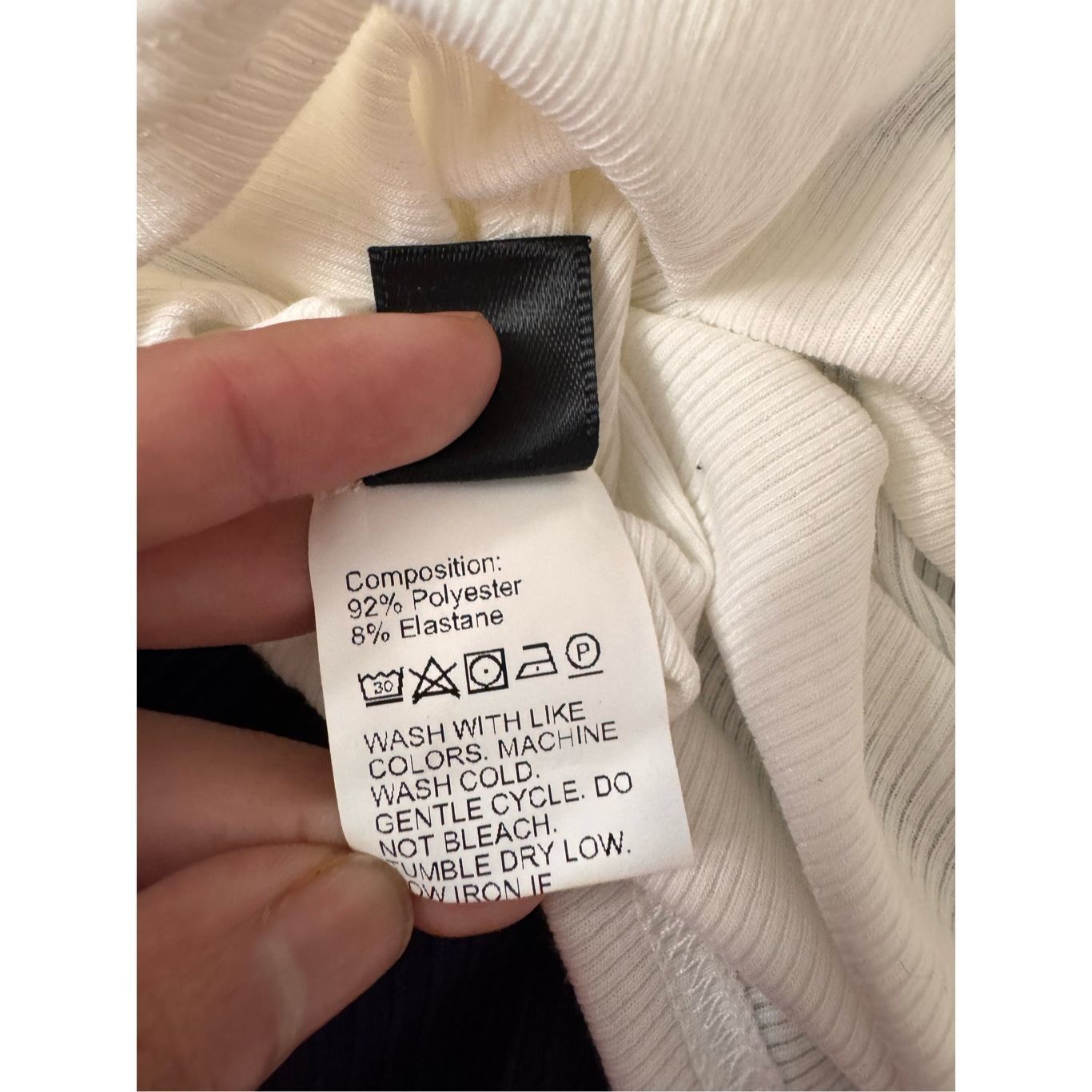 Other SHEIN White One-Shoulder Wrap Tie Crop Top Long Sleeve Size Size L / US 10 / IT 46 - 4 Thumbnail