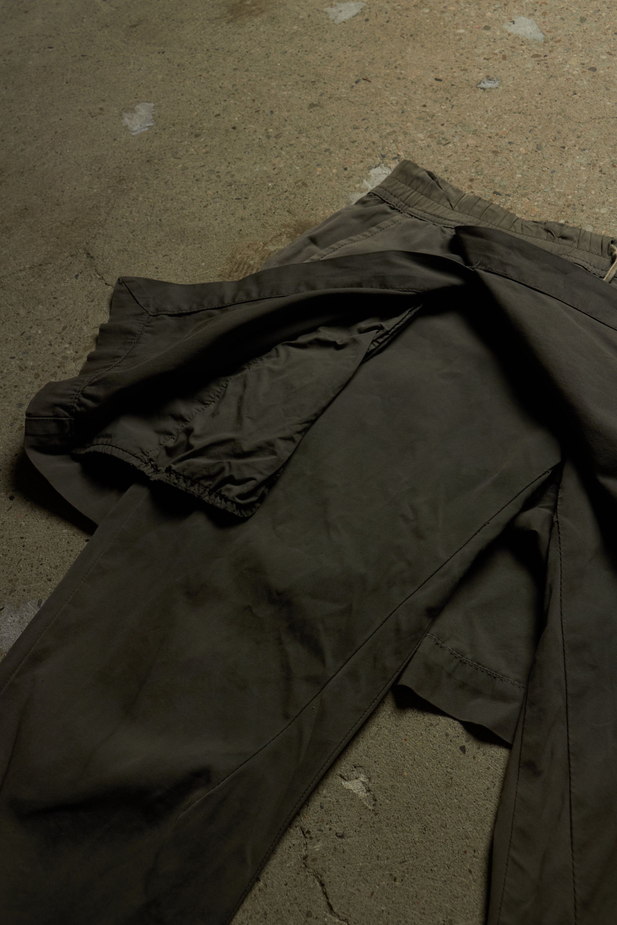 Rick Owens Drkshdw FW10 [GLEAM] ASYMMETRICAL KILT PANTS Size US 30 / EU 46 - 4 Thumbnail