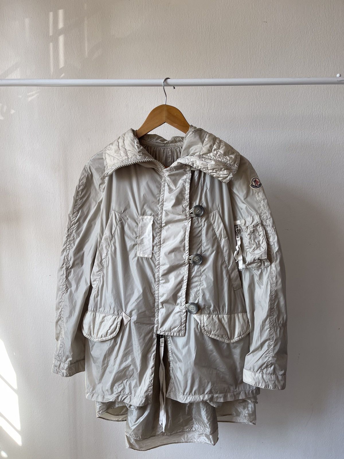 Moncler Moncler Sacai Sora Jacket Size L / US 10 / IT 46 - 2 Thumbnail