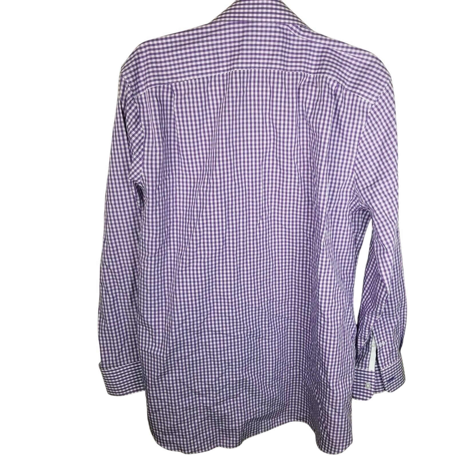 Bonobos Bonobos Mens Wrinkle-Free Gingham Dress Shirt Sz 34 Career Size US M / EU 48-50 / 2 - 6 Thumbnail