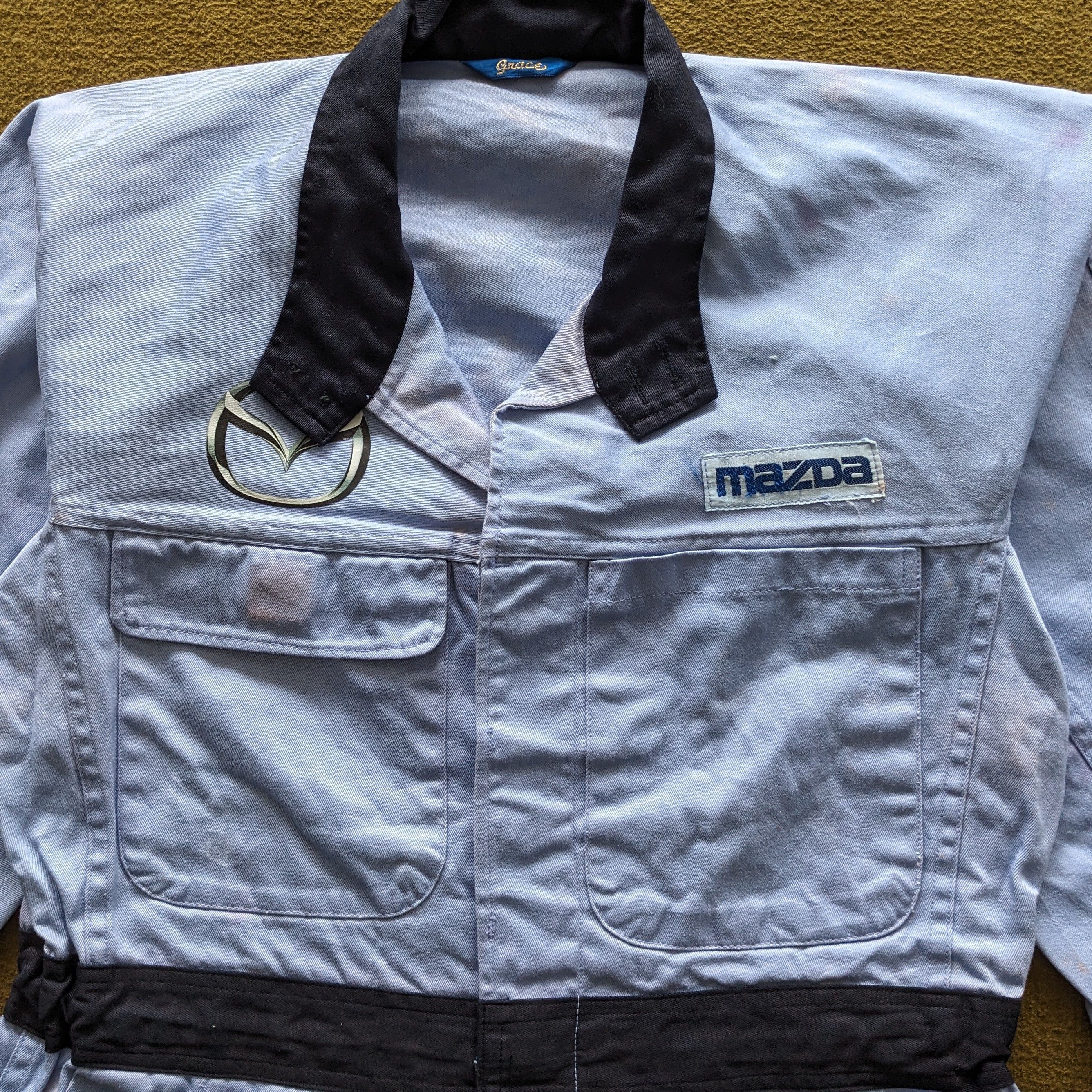 Vintage Vintage MAZDA Racing Coverall Workwear Custom Jacket Size US S / EU 44-46 / 1 - 5 Thumbnail