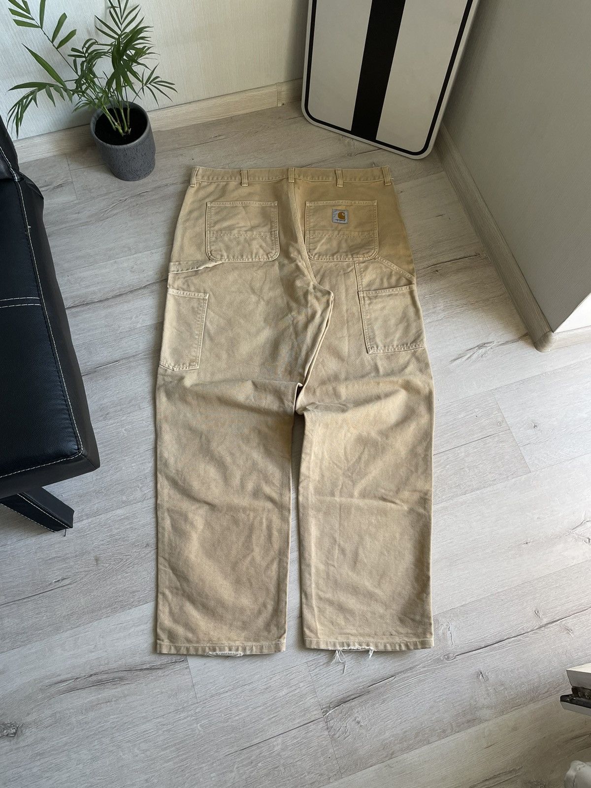 Vintage Vintage Carhartt Wip Single Knee Pant Carpenter Grunge Y2k Size US 36 / EU 52 - 1 Thumbnail