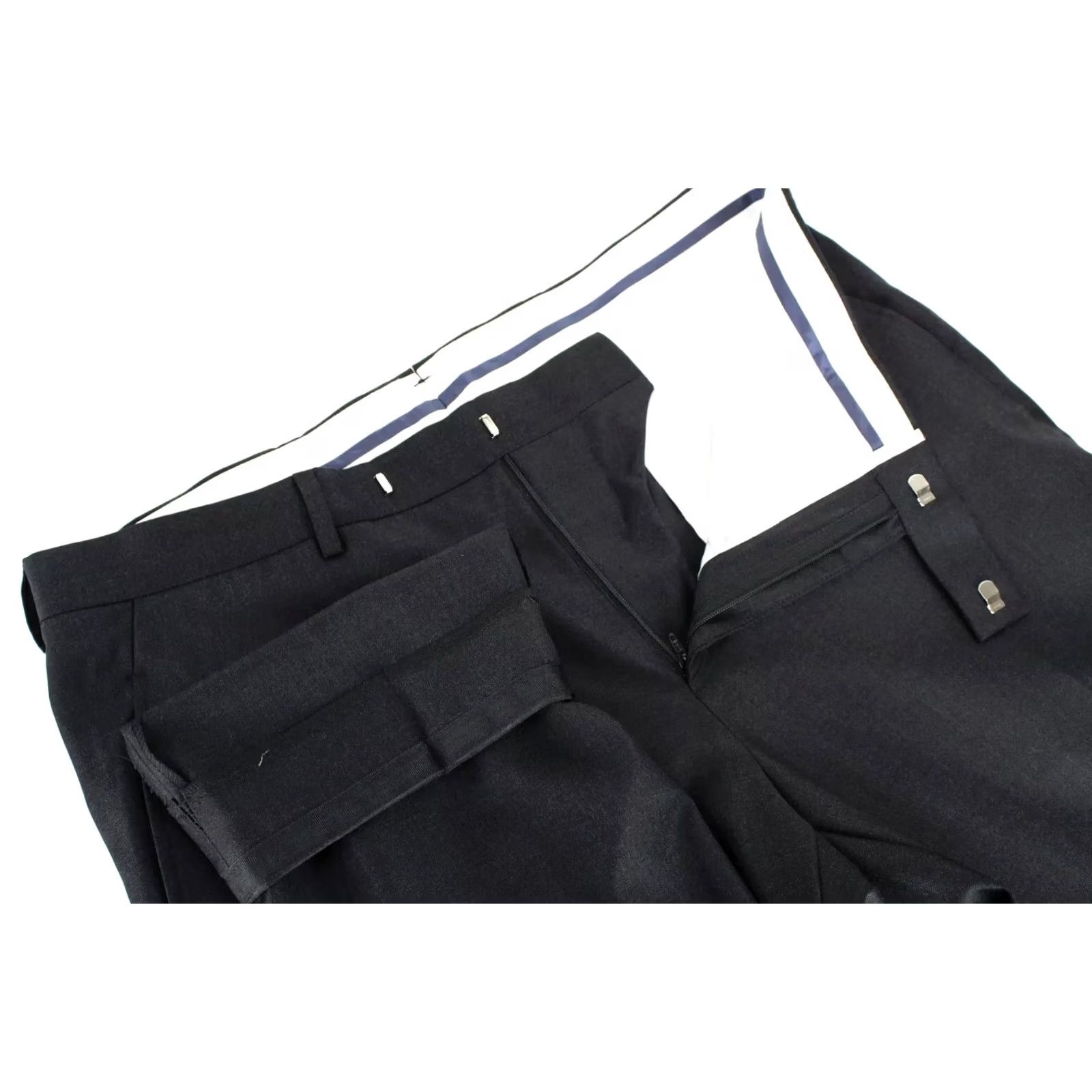 Suitsupply Suitsupply Washington Int Trousers Mens UK 42S / W37 Tapered Fit Grey Wool Front Flat Front Formal Business Size US 42 / EU 58 - 4 Thumbnail