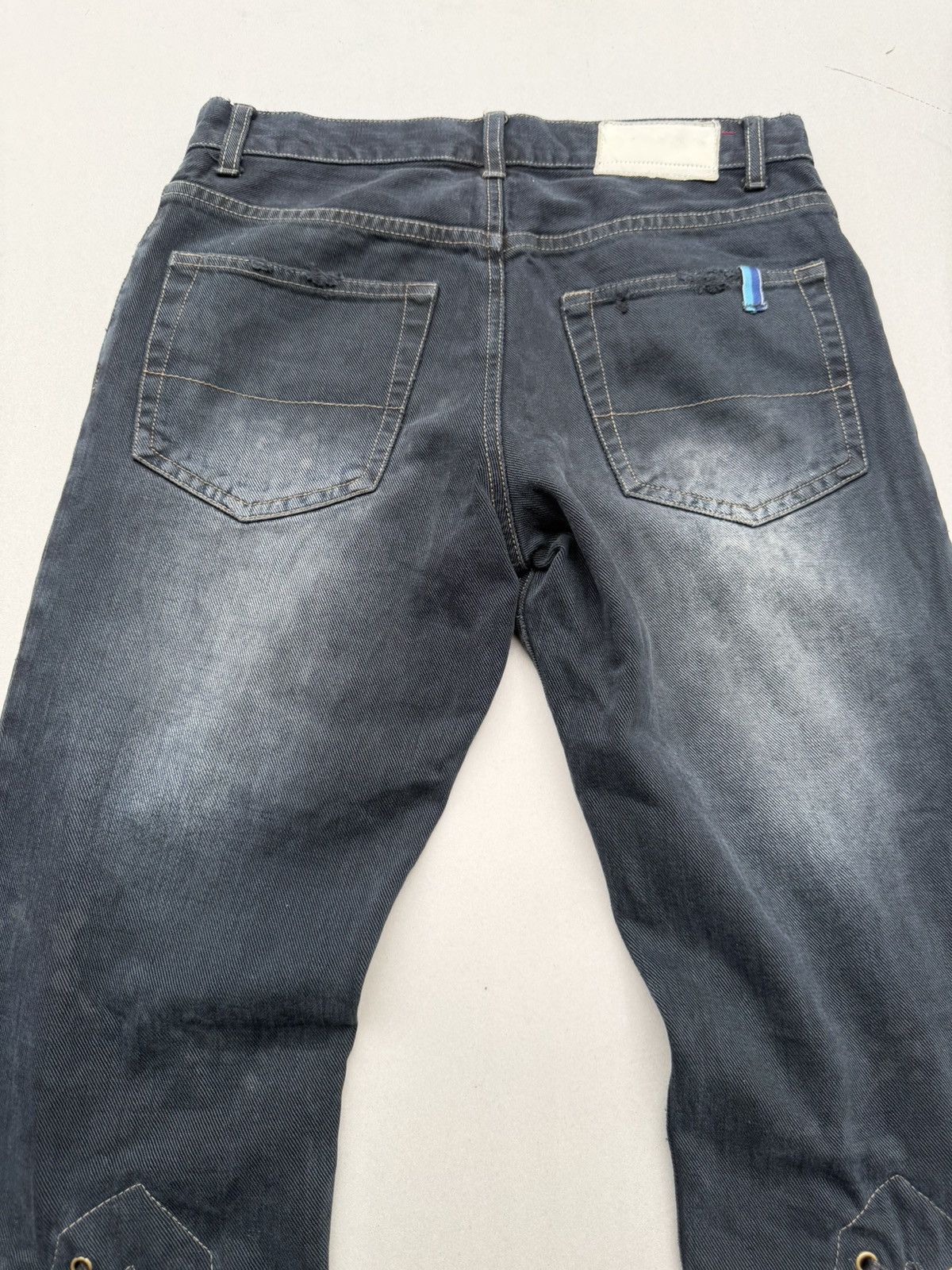 Japanese Brand Men’s Melrose lace up flare jeans Size US 29 - 5 Thumbnail