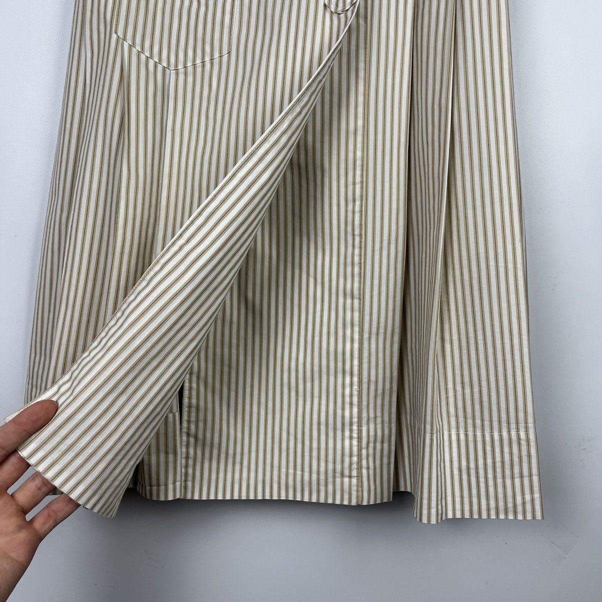 Dolce & Gabbana Ladies Dolce & Gabbana Y2K Stripped Midi Skirt Size 28" / US 6 / IT 42 - 7 Thumbnail