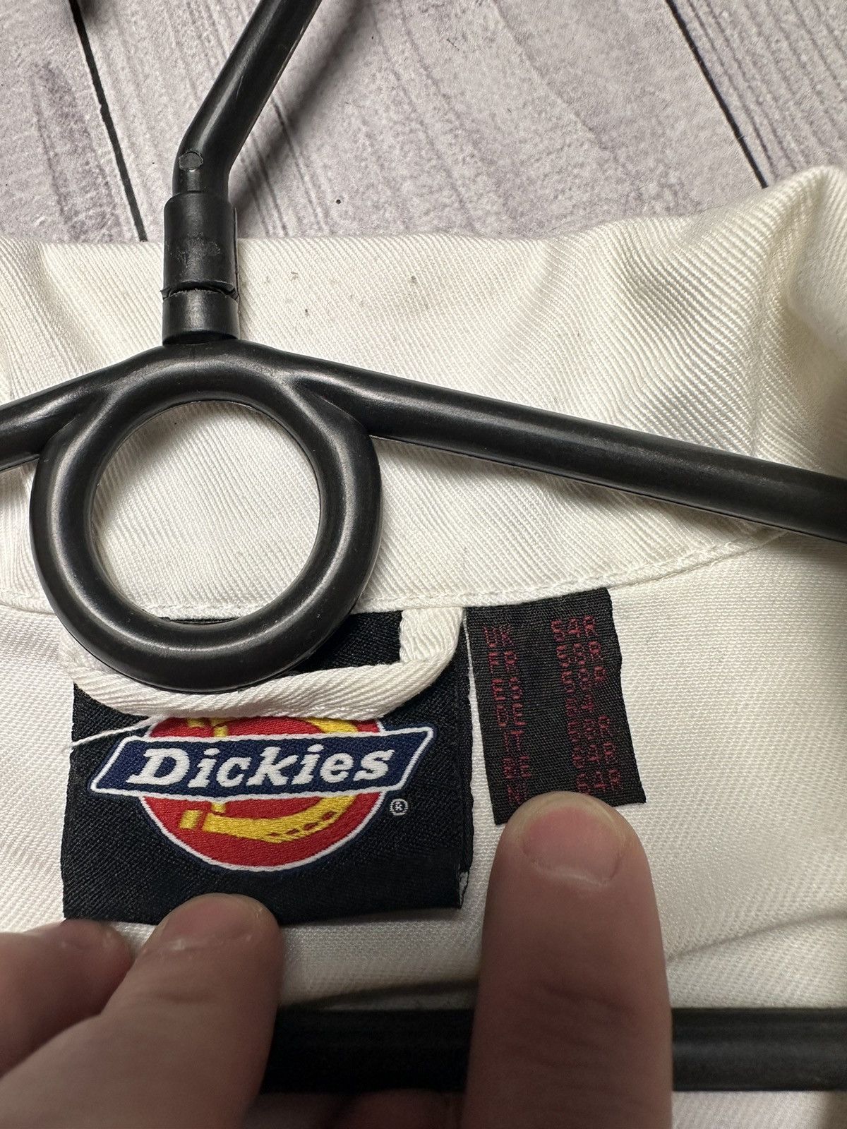 Dickies × Vintage Vintage Dickies overall streetwear size XL logo white denim Size US 36 / EU 52 - 4 Thumbnail