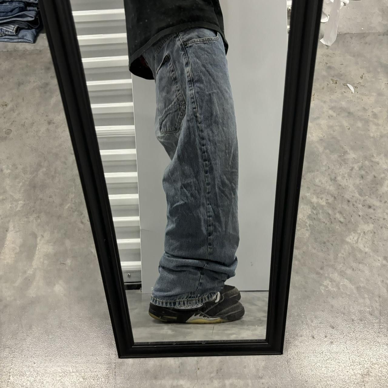 Sean John × Vintage Crazy Vintage Y2K/2000s Baggy Grunge Dark Wash Sean John Skater Denim Jeans! Size US 36 / EU 52 - 2 Thumbnail