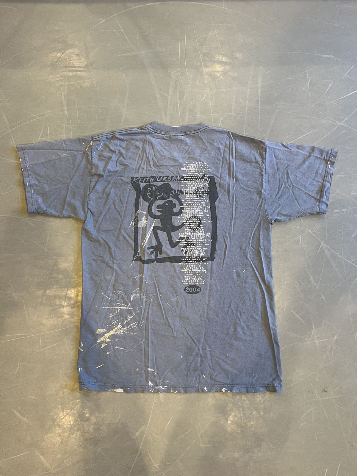 Vintage Vintage Keith Urban Paint Splatter T-Shirt Size US L / EU 52-54 / 3 - 3 Thumbnail