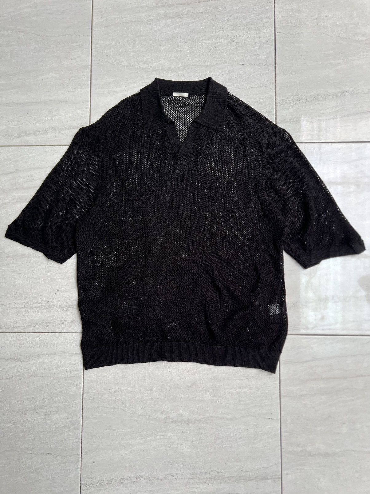 GU GU Black Mesh T-shirt Size US M / EU 48-50 / 2 - 1 Thumbnail