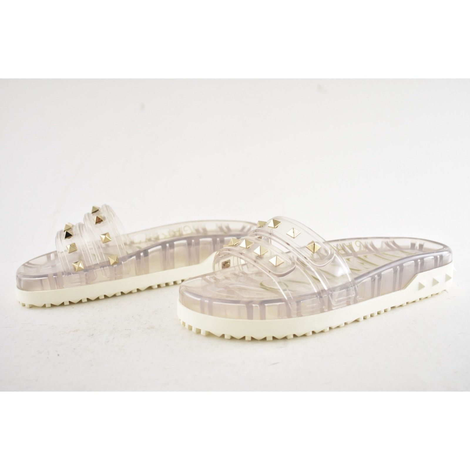 Valentino Valentino Rockstud Clear Rubber Strap Flat Slide Flip Flop Size US 5 / IT 35 - 13 Thumbnail