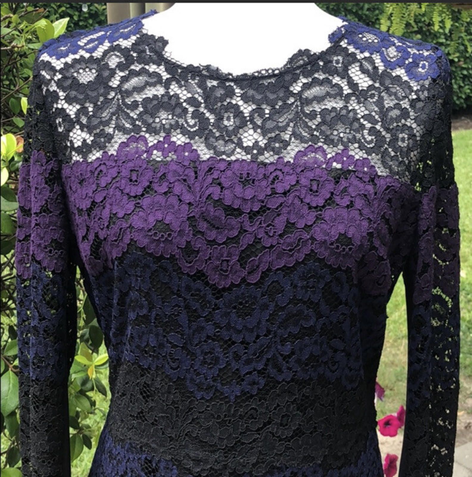 Elie Tahari Elie Tahari Lace Printed Dress Sz 8 $498 Size M / US 6-8 / IT 42-44 - 4 Thumbnail