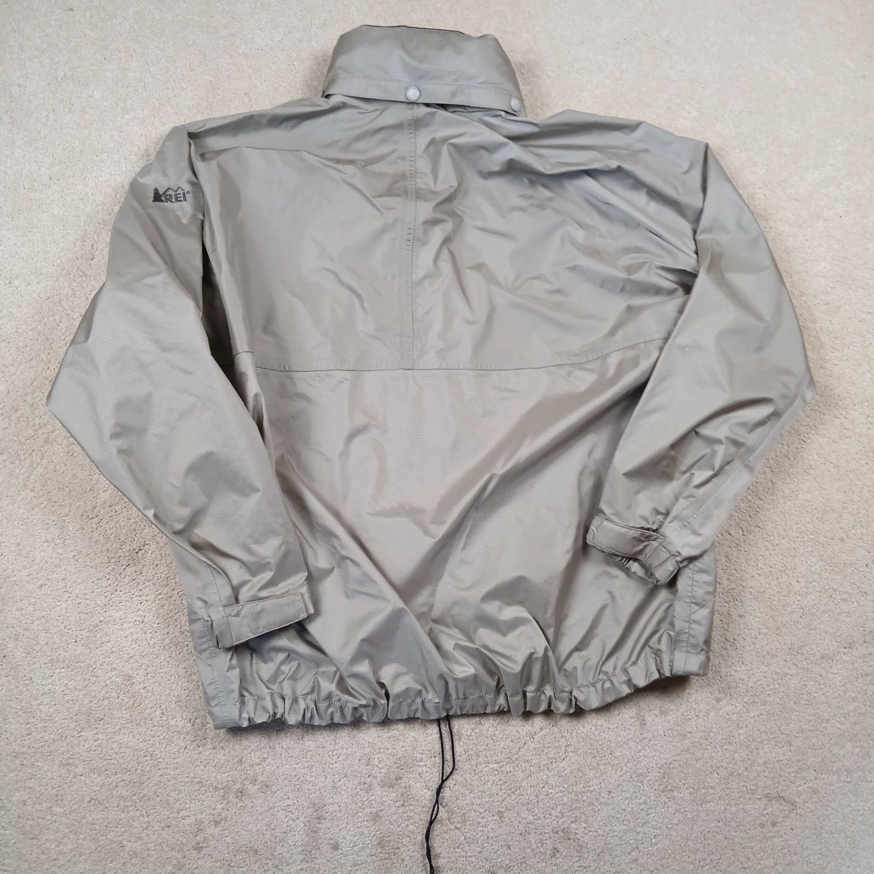 Vintage REI Elements Jacket Womens XL Gray Hooded Full Zip Jacket Size XL / US 12-14 / IT 48-50 - 2 Thumbnail