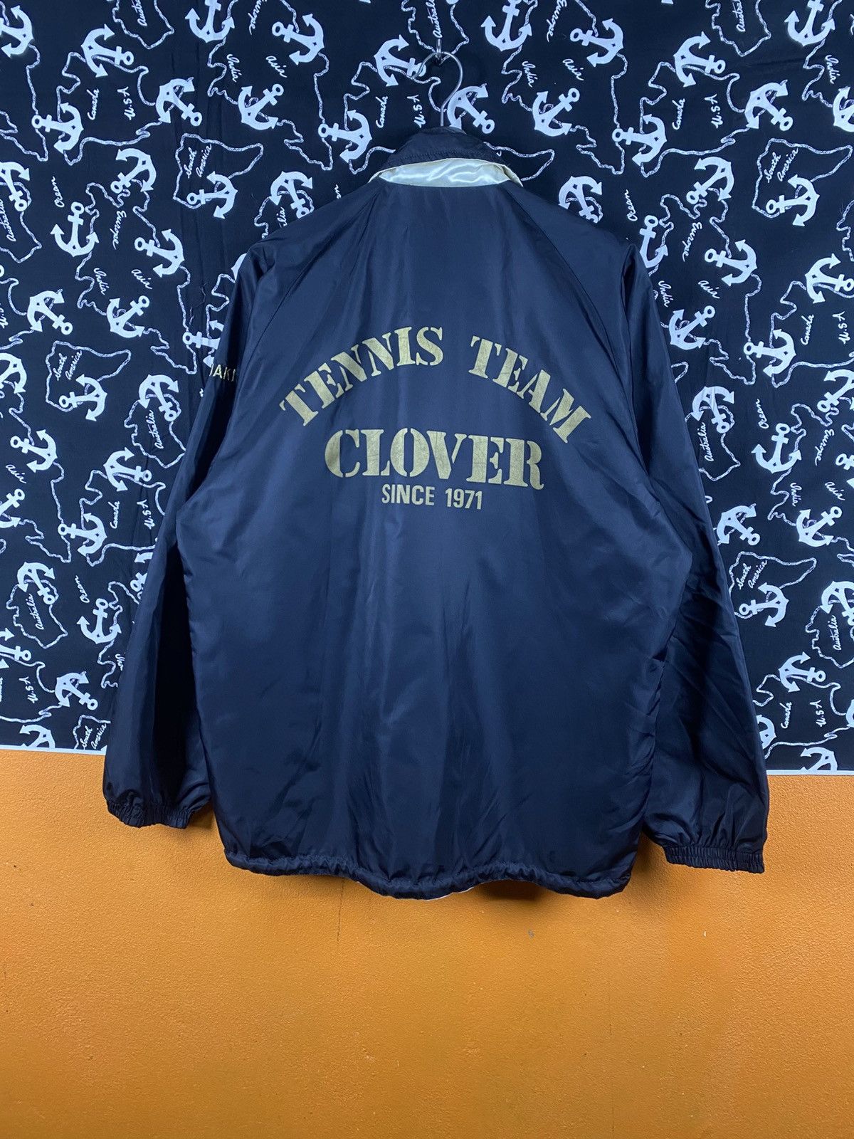 Vintage Vintage Chuo University Clover Tennis Team Coach Jacket Size US M / EU 48-50 / 2 - 8 Thumbnail