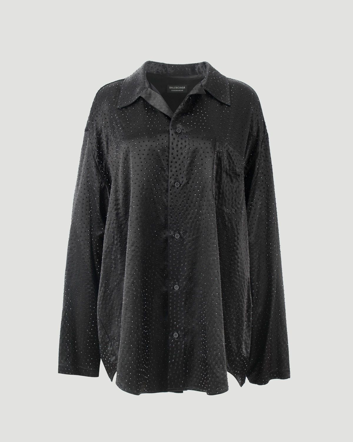 Balenciaga RHINESTONE-EMBELLISHED SHIRT Size M / US 6-8 / IT 42-44 - 1 Thumbnail