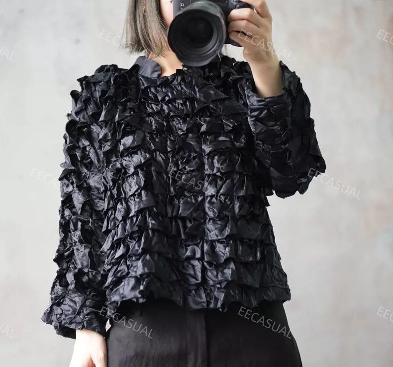 Comme des Garcons Comme Des Garcons Black Chinese-style pinched sea urchin j Size M / US 6-8 / IT 42-44 - 3 Thumbnail