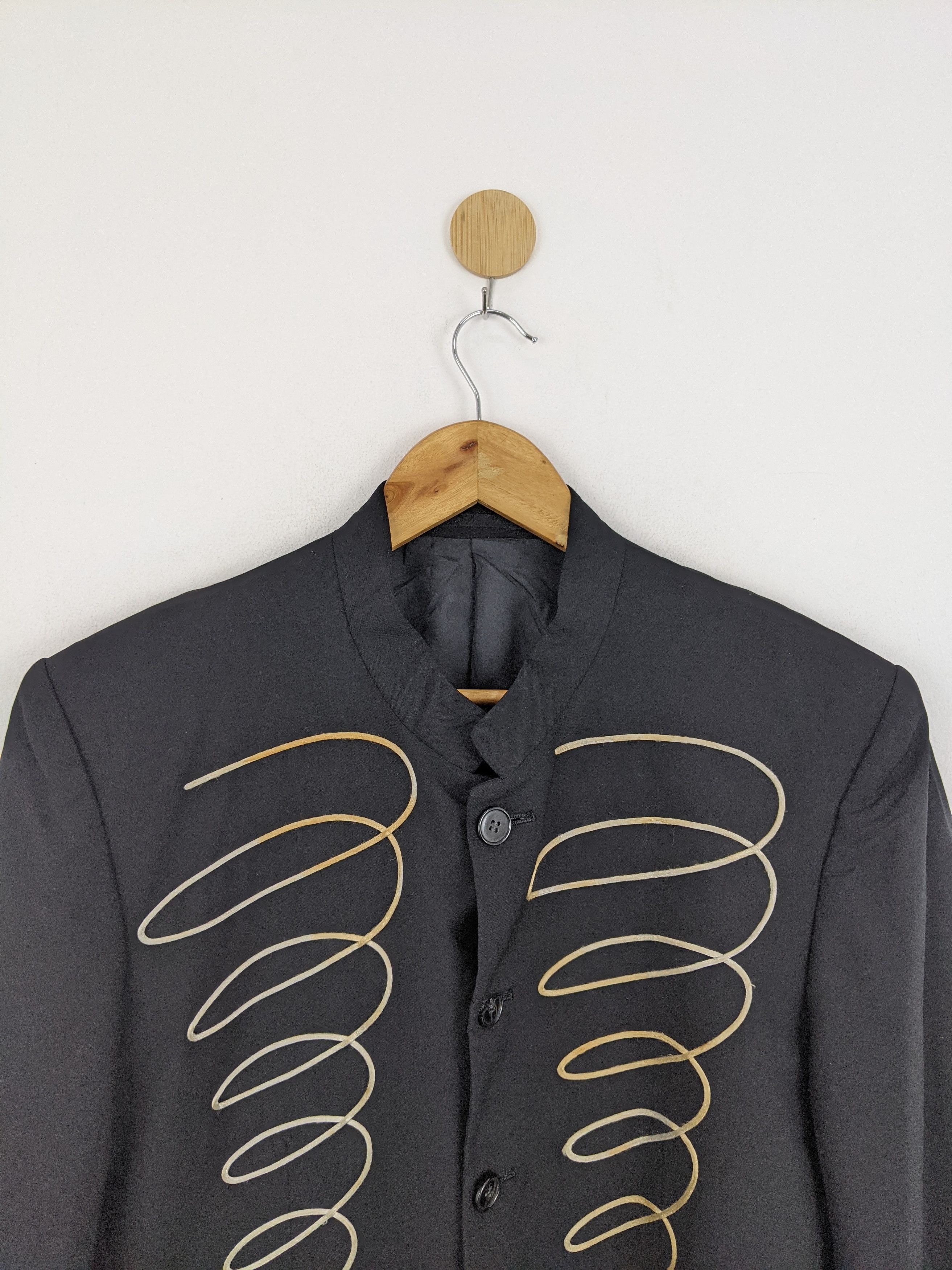 Japanese Brand × Mr. Junko Mr.Junko Koshino String Design Blazer Jacket MJ0129Z Size US M / EU 48-50 / 2 - 2 Thumbnail