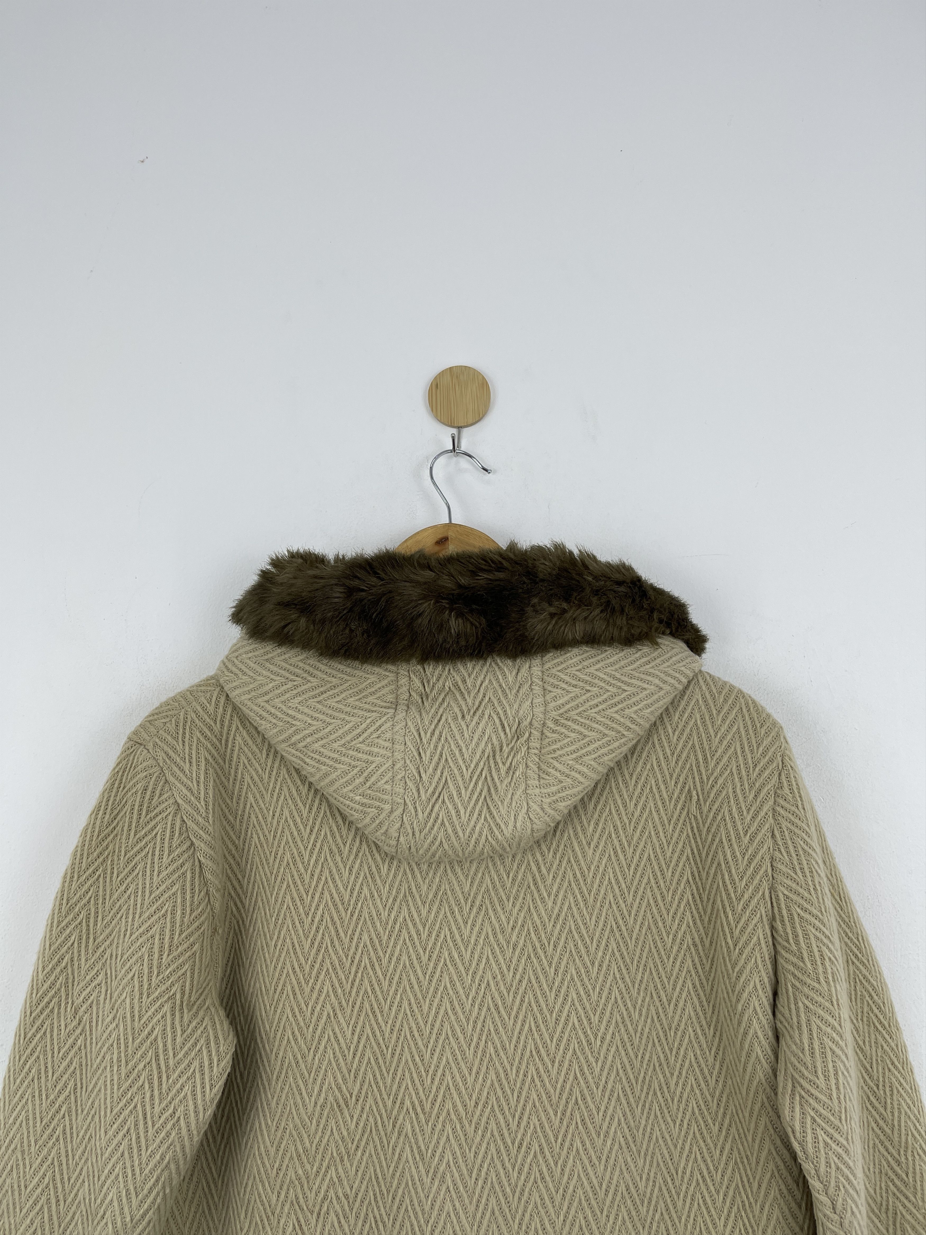 If Six Was Nine Vtg Catherine Harnel Dufle Coat Sherpa Hooded Jacket JA0085 Size US M / EU 48-50 / 2 - 4 Thumbnail